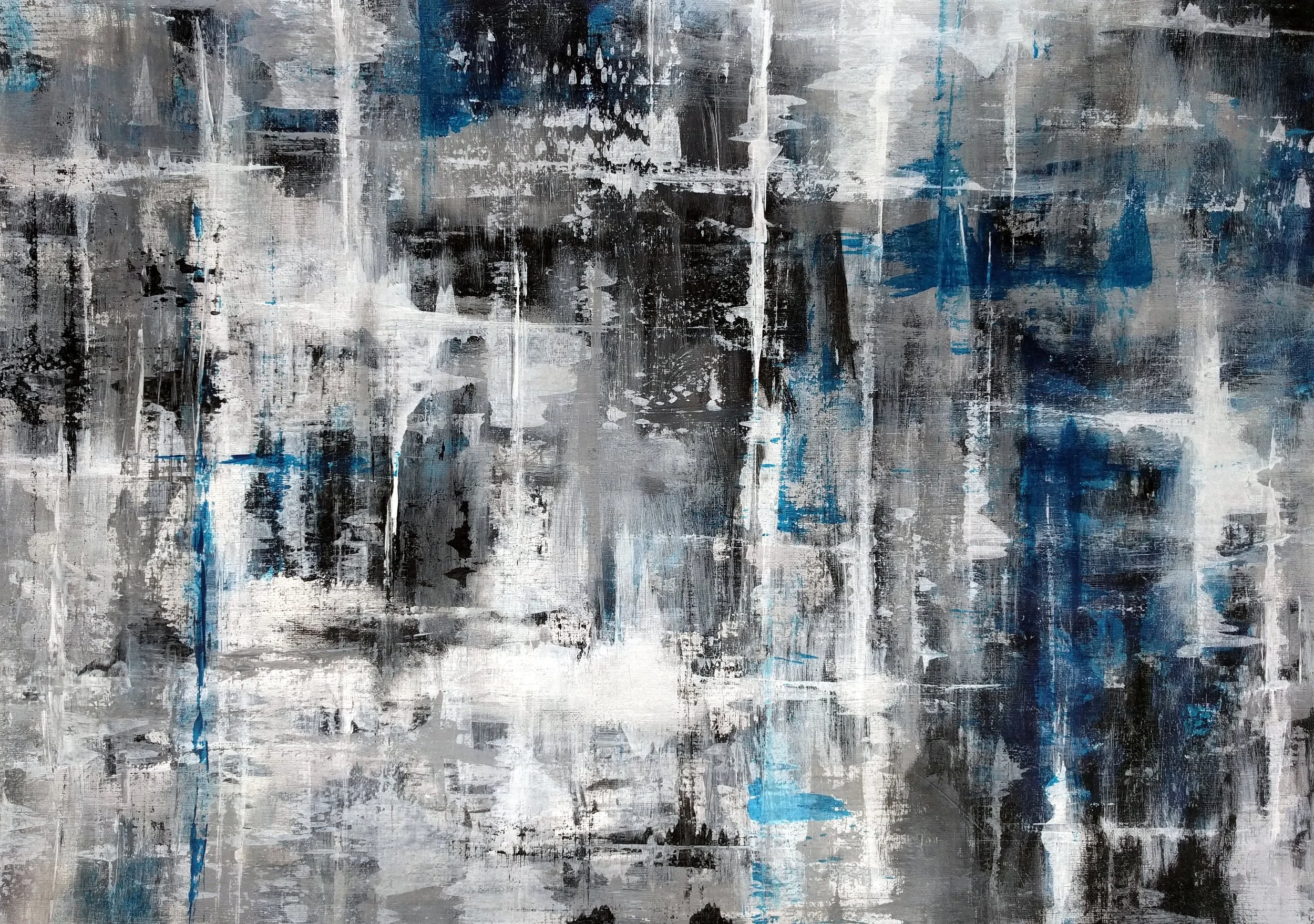  Static #3 , 2017, acrylic on paper, 59.4 x 42 cm
