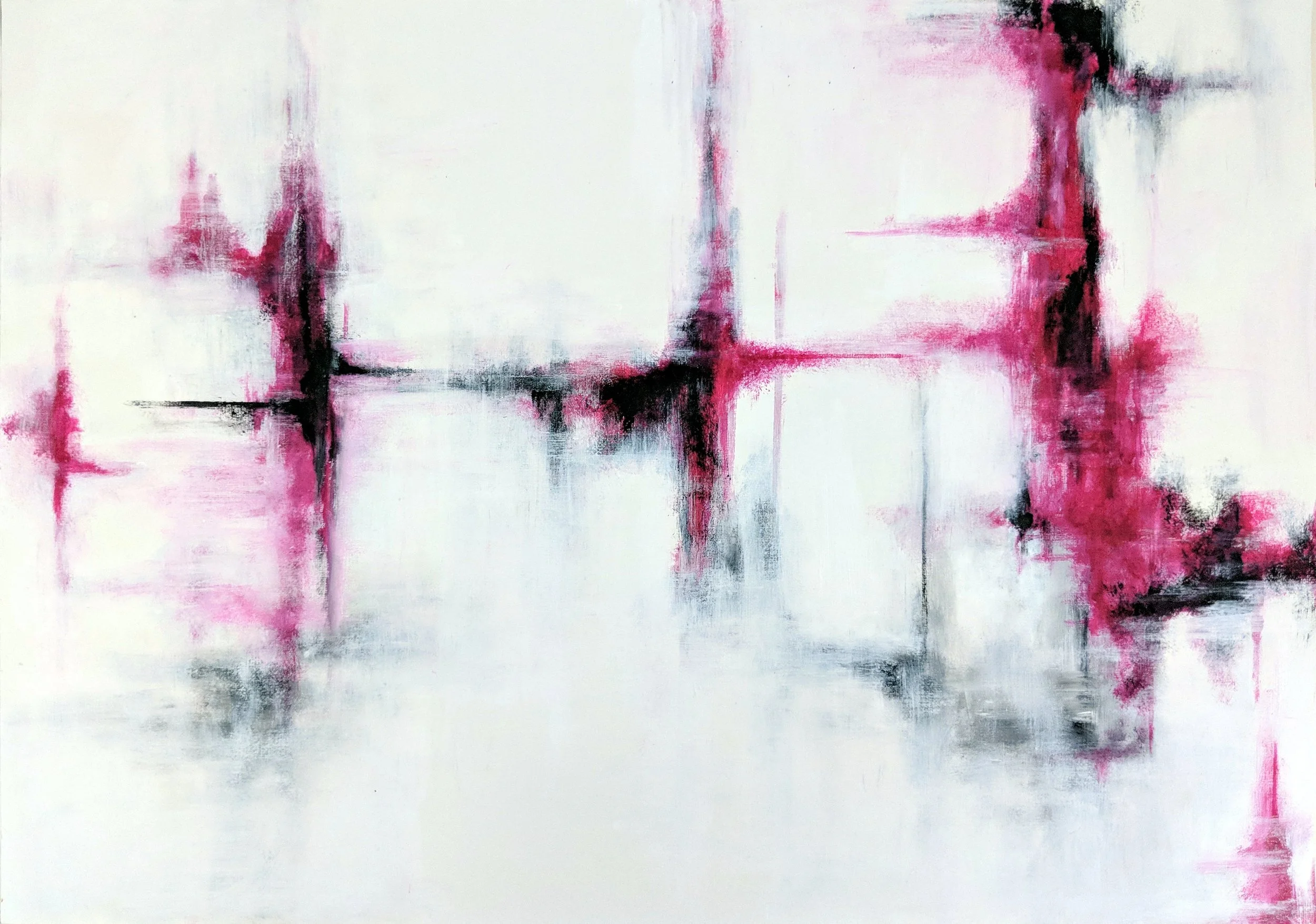  Acrylic #4 , 2017, acrylic on paper, 59.4 x 42 cm