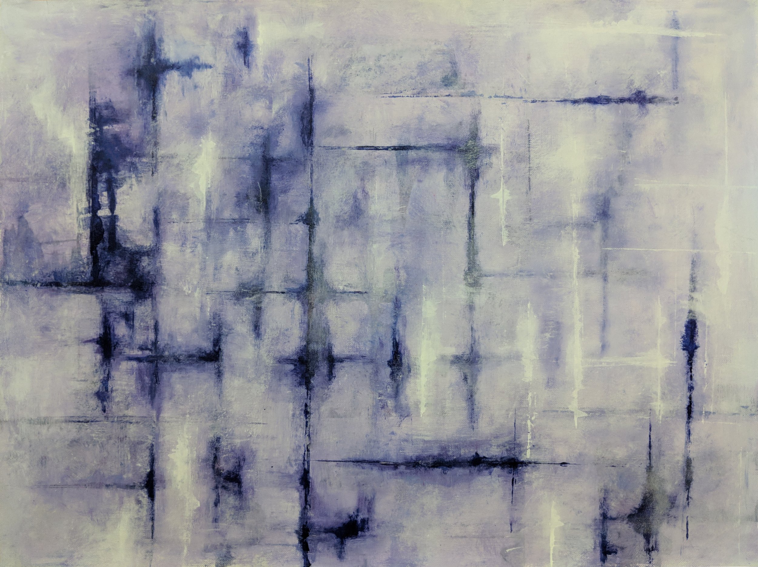  Étude , 2017, acrylic on paper, 59.4 x 42 cm