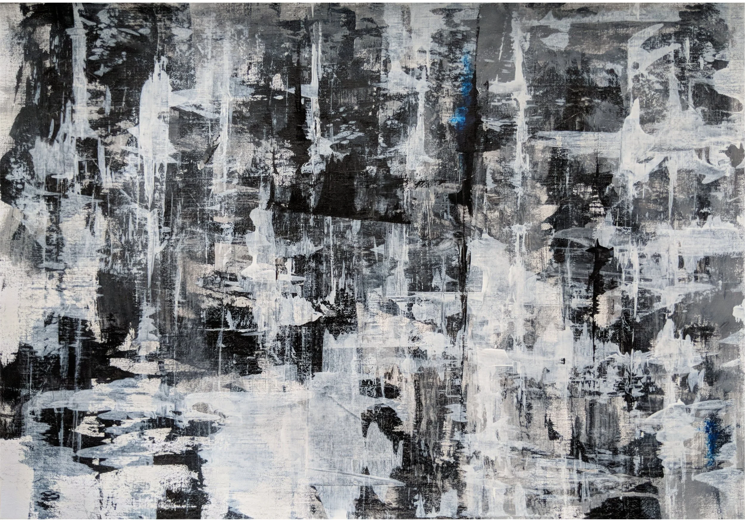  Static #2 , 2017, acrylic on paper, 59.4 x 42 cm