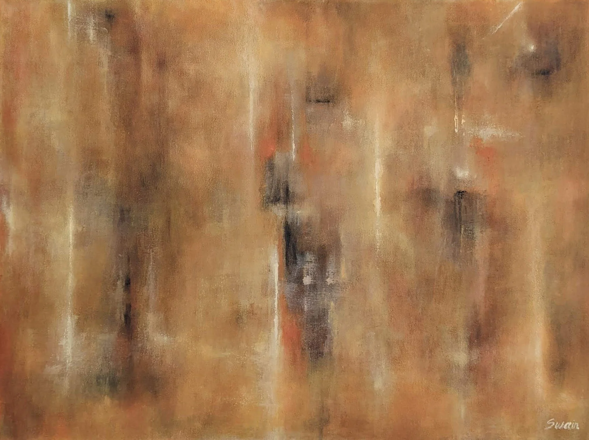  Texas Summer Evening , 2022, acrylic on canvas, 24 x 18 in.