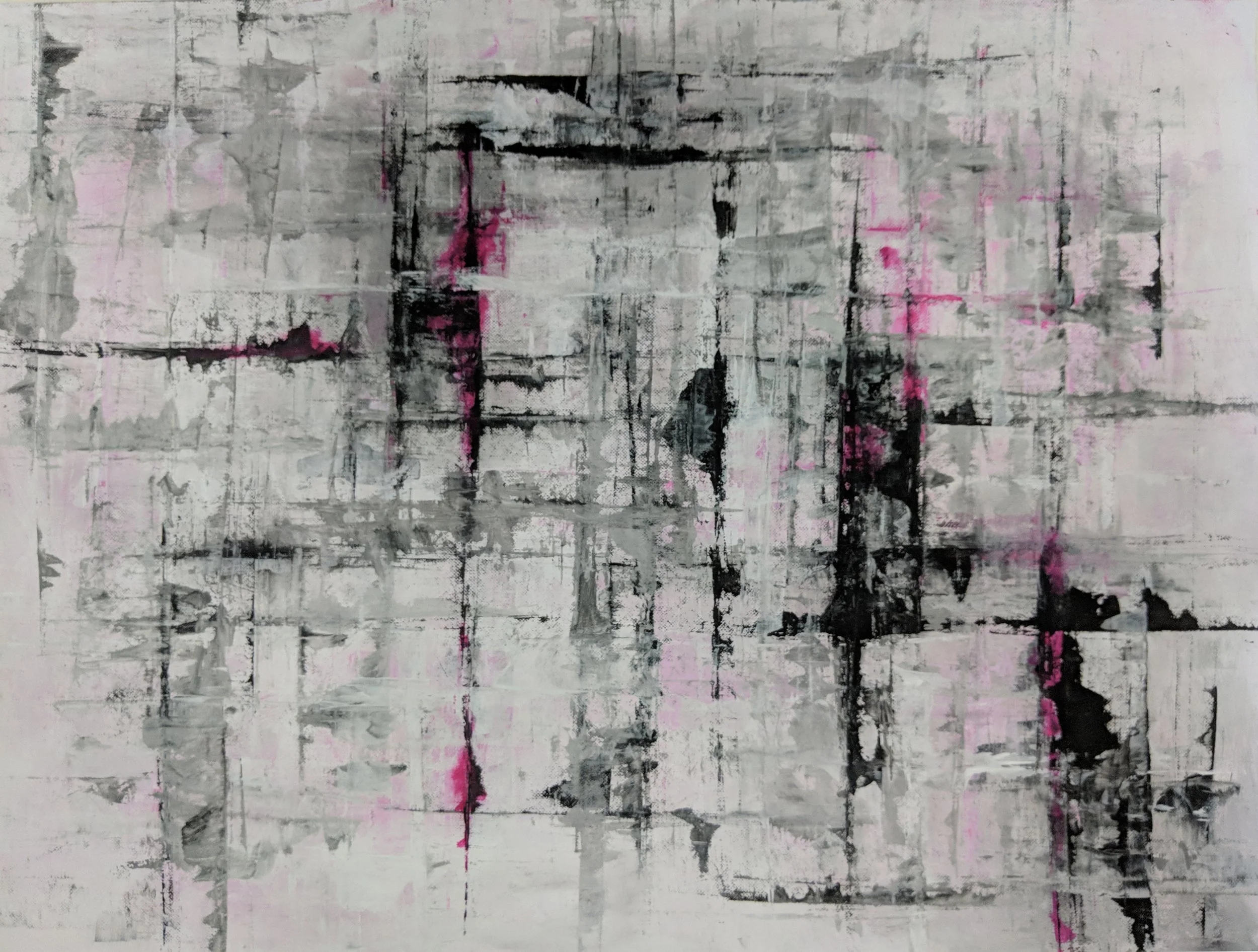  Acrylic #6 , 2017, acrylic on paper, 59.4 x 42 cm