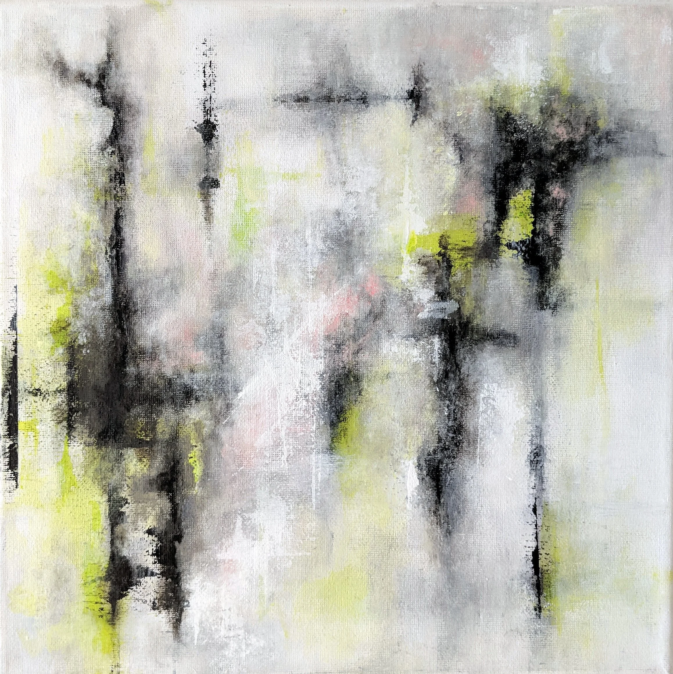  Lost in a Forest , 2018, acrylic on canvas, 30 x 30 cm