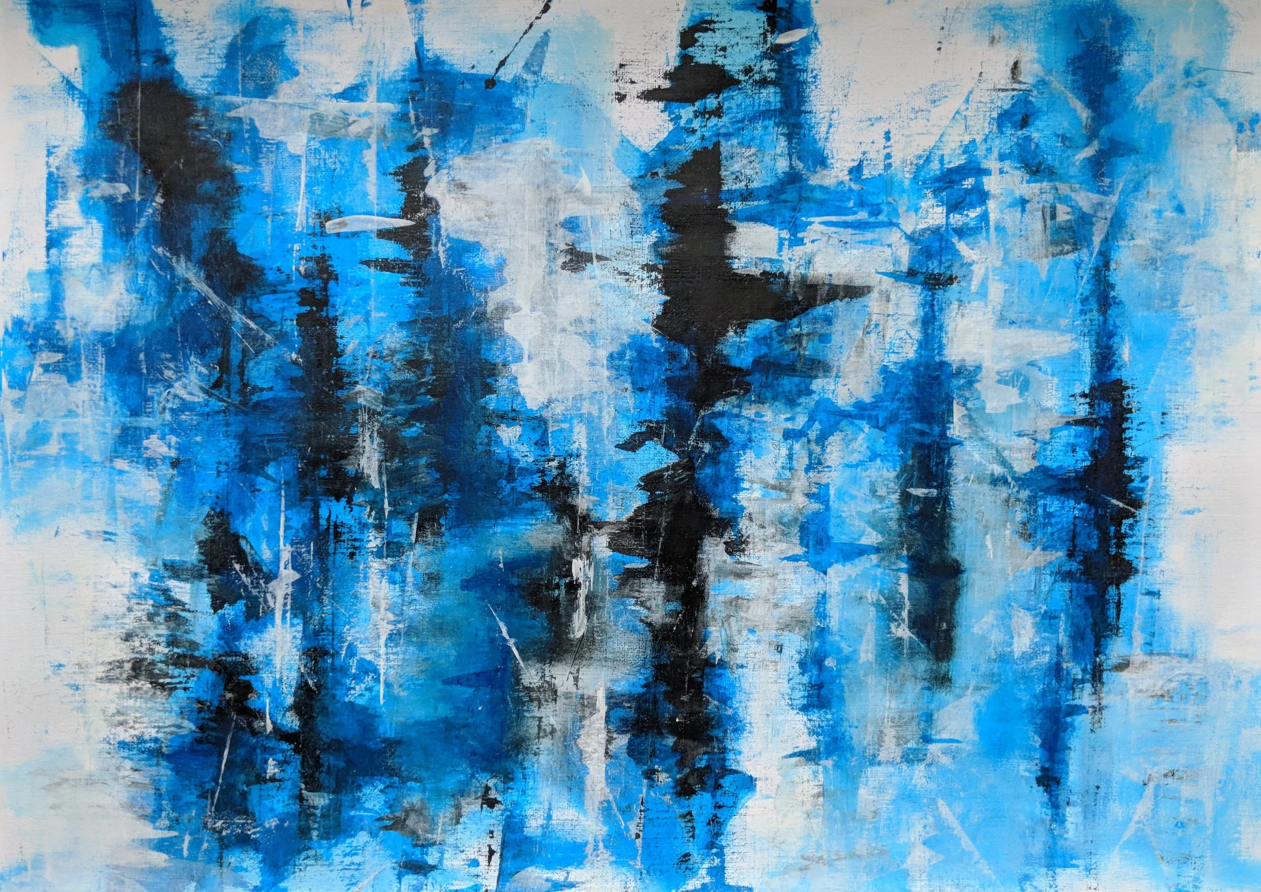  Resolve , 2017, acrylic on paper, 59.4 x 42 cm
