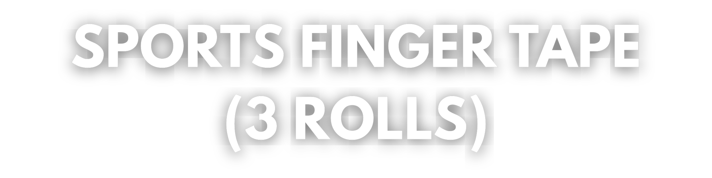 SPORTS FINGER TAPE (3 ROLLS)