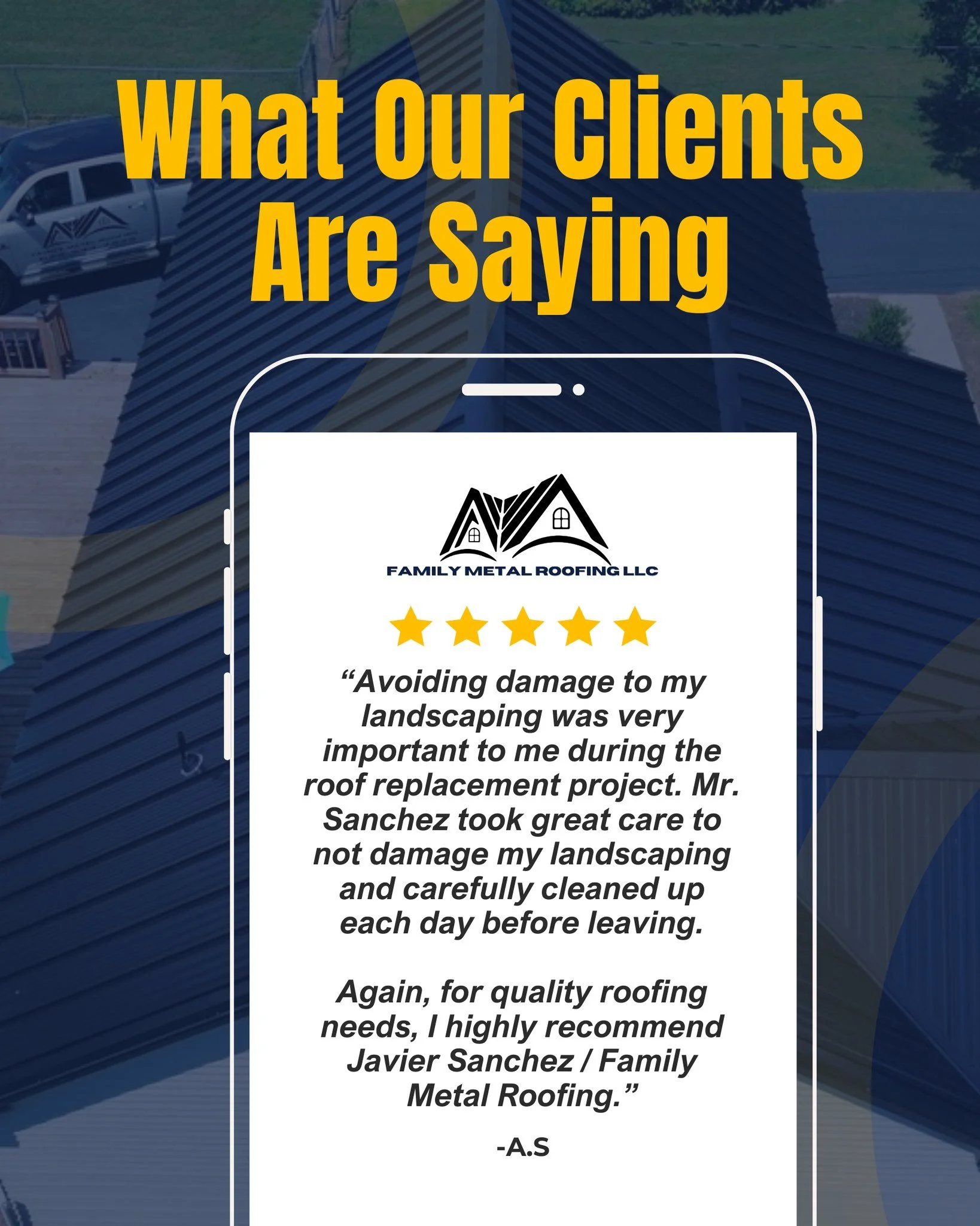 Taking care of your home means more than just building a strong roof — it’s about respecting everything around it, too. 🌿
We’re proud to hear feedback like this from homeowners who trust our team to handle every detail with care.