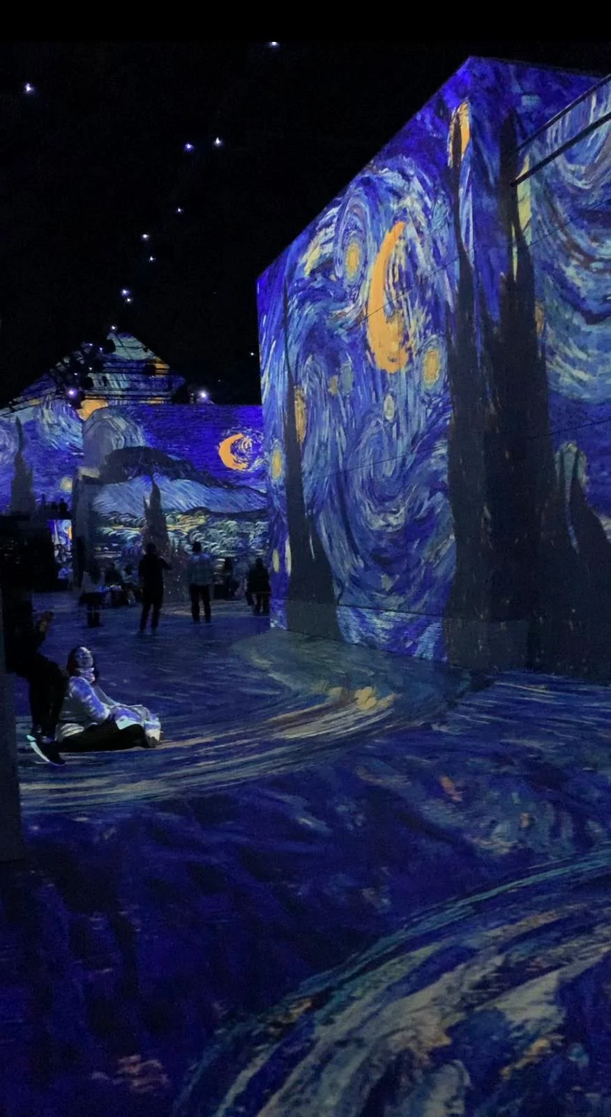 When a Painting Becomes a Room - Experiencing Van Gogh’s Starry Night at Fabrique des Lumières, Amsterdam