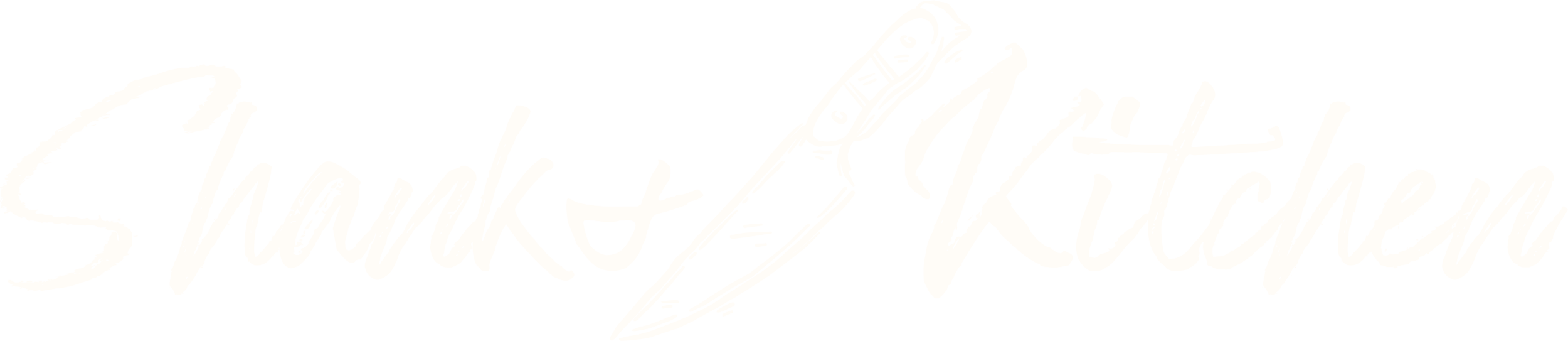 Shanks Kitchen logo. White script font with a hand-drawn knife between the words.