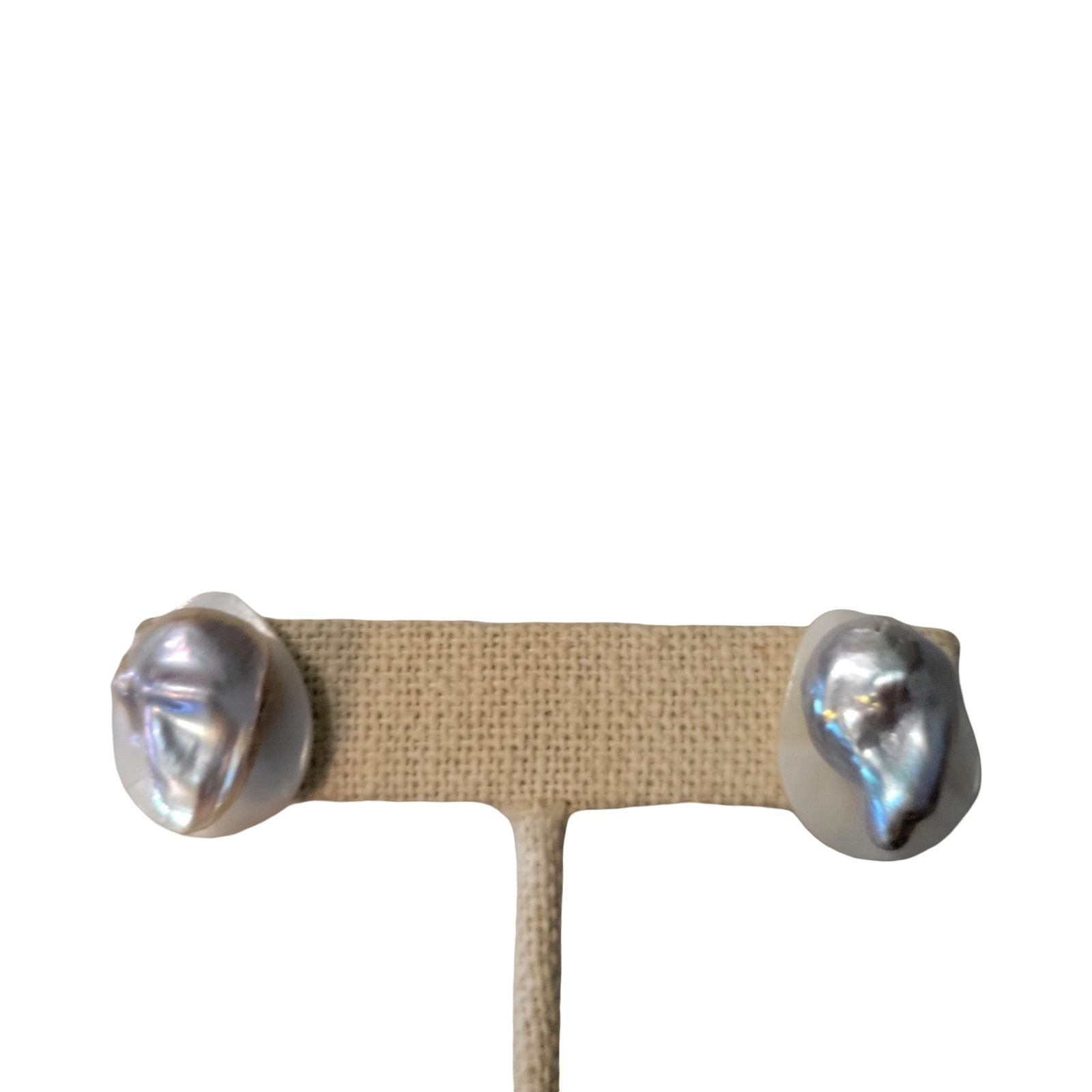 Baroque Pearl Pierced Earrings – 7/8"