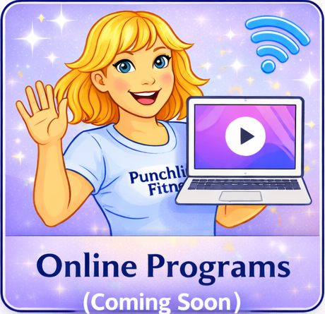 Online strength, mobility, and self-defense training programs from Punchline Fitness — coming soon