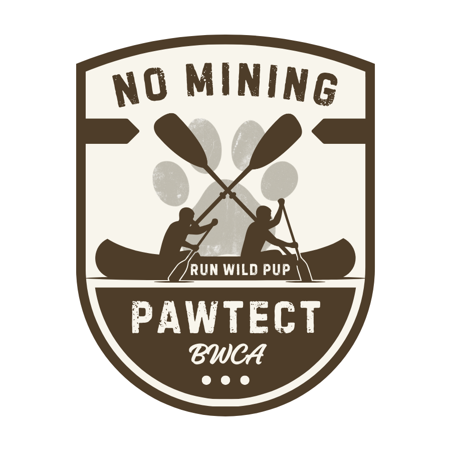 Pawtect the Boundary Waters Sticker