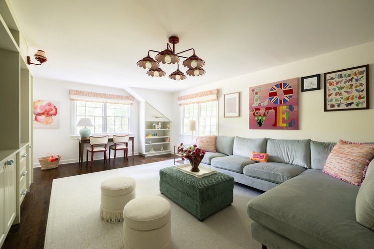 Kids' room from the Playful and Practical project in Chappaqua, New York