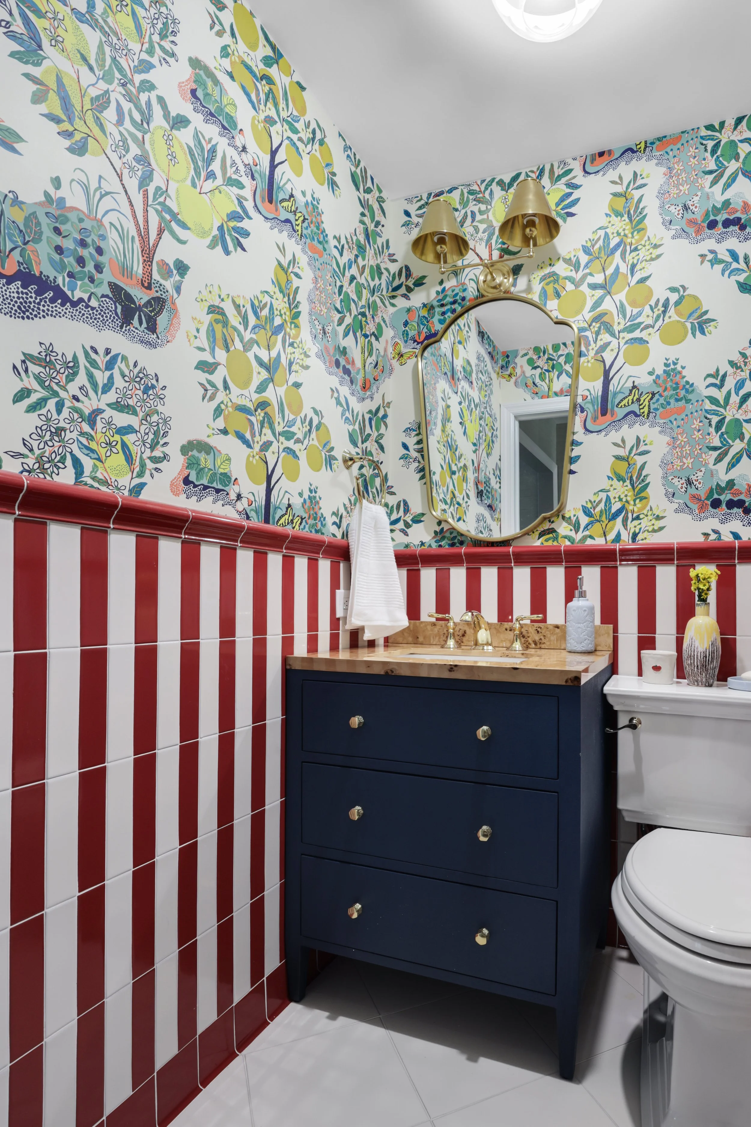 Powder Room Photos by Michelle Levante