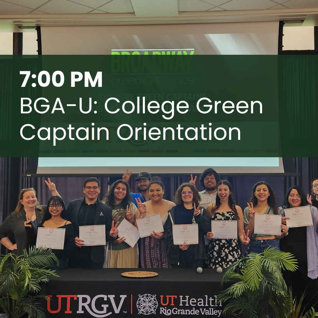 BGA-U: College Green Captain Orientation