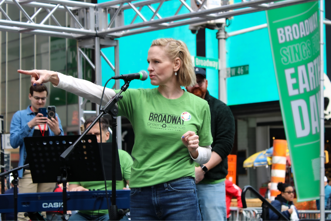 Broadway Green Alliance names Tony Award nominee Anika Larsen as new co-chair