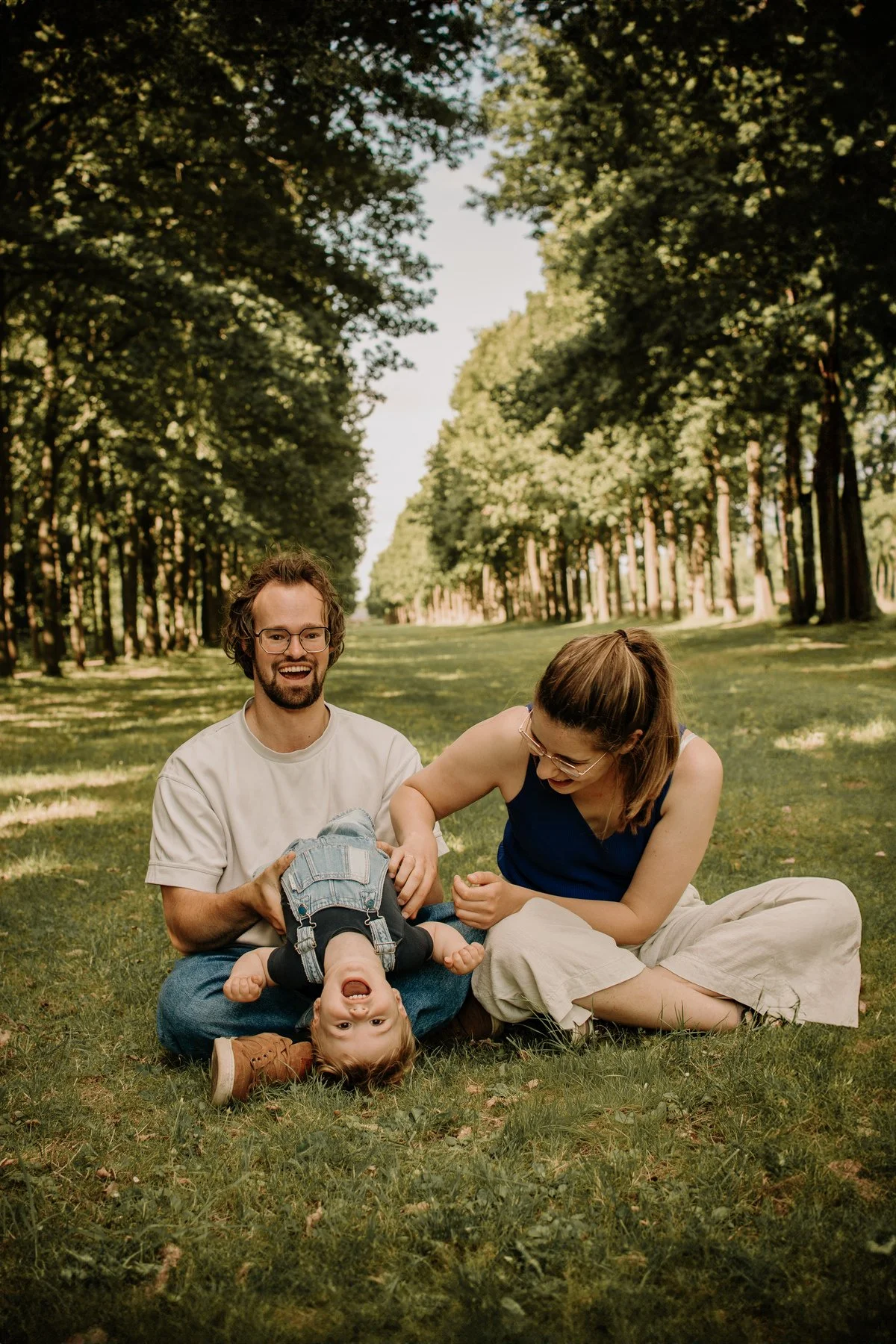 Gezinsshoot bij Kasteel Soelen in de zomer. Vlakbij Tiel