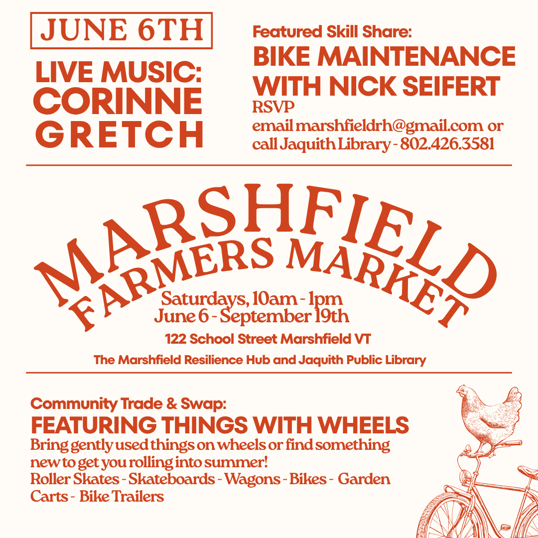 Featured Skill Share Bike Maintenance with Nick Seifert RSVP email marshfieldrh@gmail.com or call Jaquith Library - 802.426.3581.png