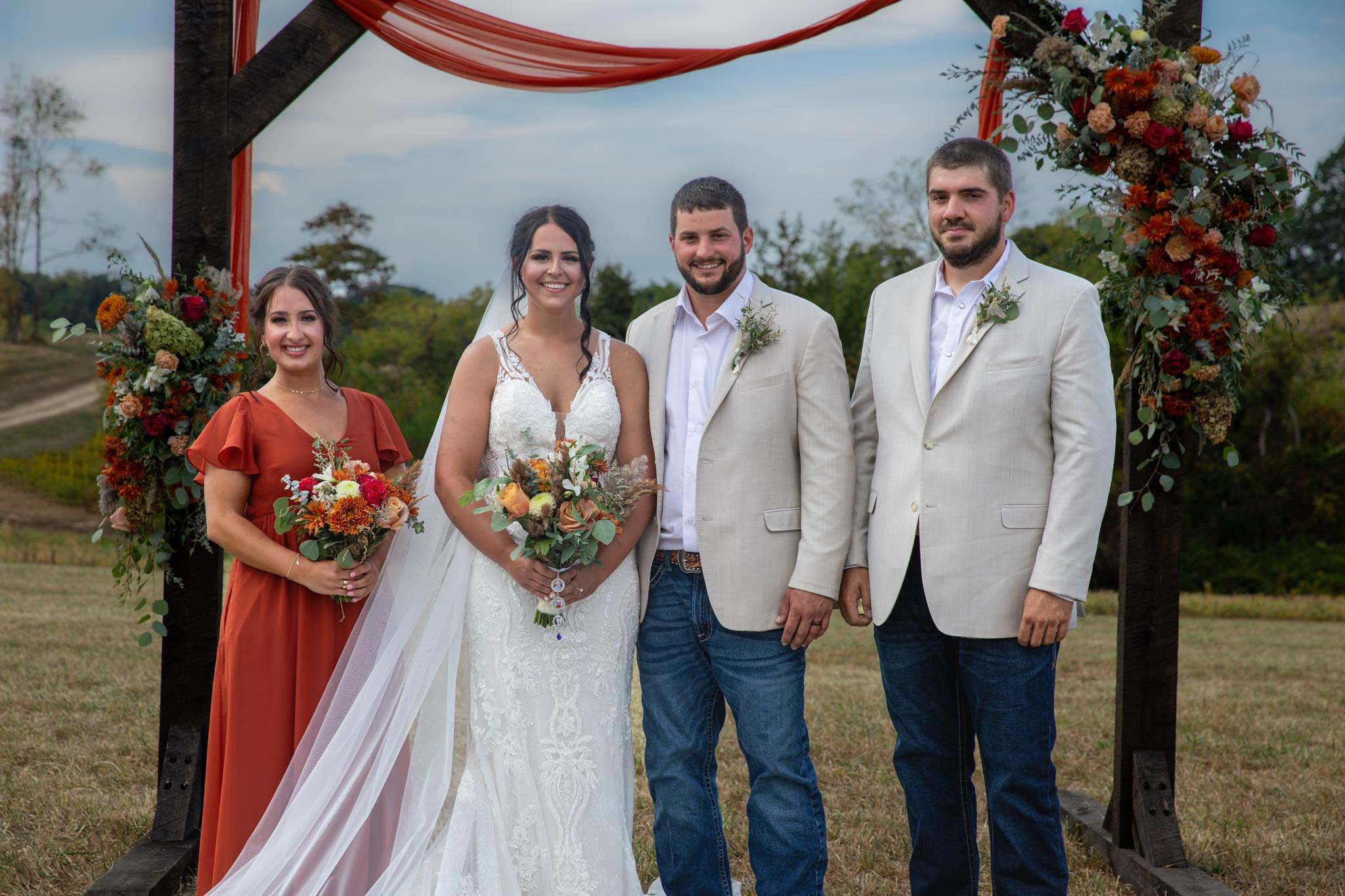 The Oceanport Florist Wedding Bouquets, Wedding Arch, Bridesmaid