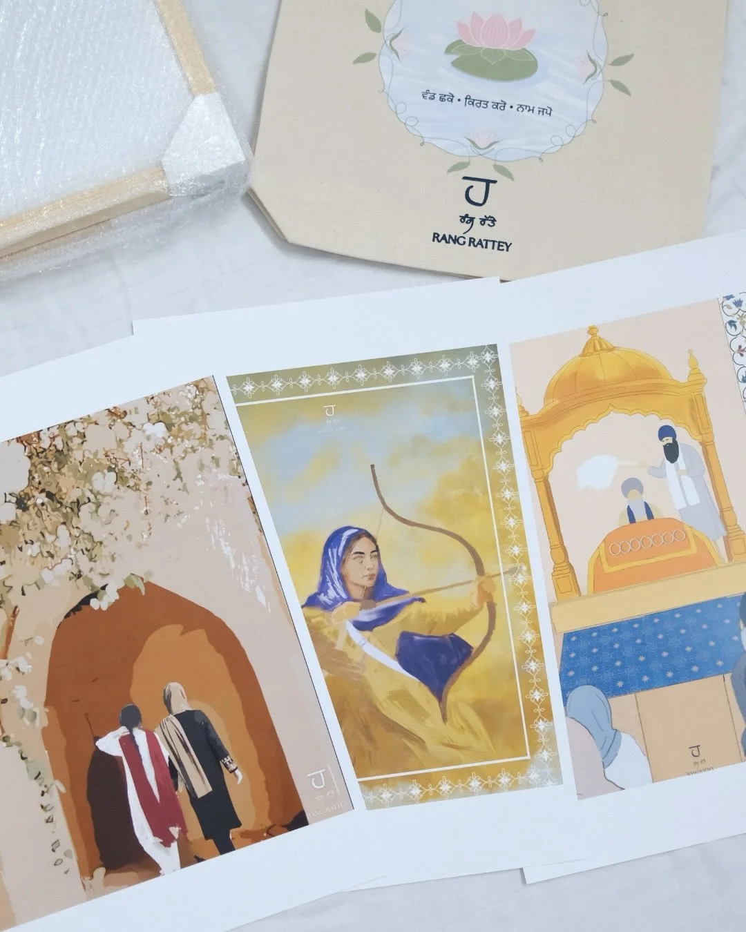 colors that tell a story 🤍
shared with the Amazon team!! 

#PunjabiArt #SikhArt #DesiCreators #Amazon