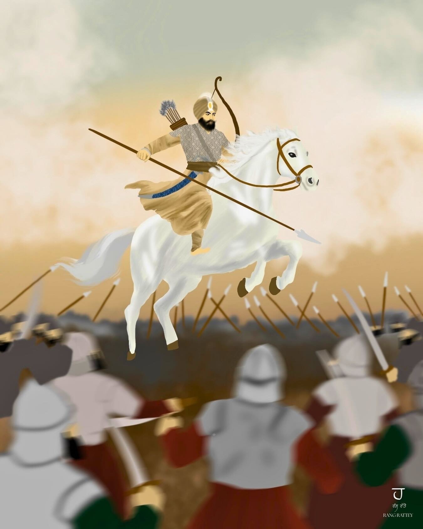 ਸਿਰ ਉੱਚਾ, ਆਖ਼ਰੀ ਸਾਹ ਤੱਕ।

#VaddeSahibzaade #BabaAjitSinghJi #ChamkaurSahib #SakaChamkaur #GuruGobindSinghJi #Shaheedi #KhalsaPanth #SikhHistory