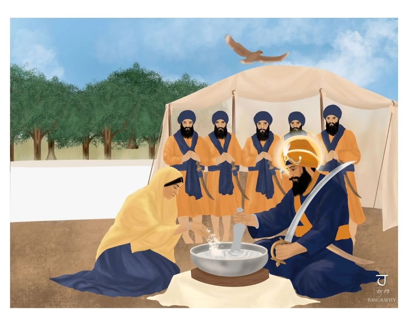 ਅੰਤਰਿ ਕਮਲੁ ਪ੍ਰਗਾਸਿਆ ਅੰਮ੍ਰਿਤੁ ਭਰਿਆ ਅਘਾਇ ॥ 🤍🪷

The lotus blossoms deep within the heart, and filled with Ambrosial Nectar, one is satisfied.