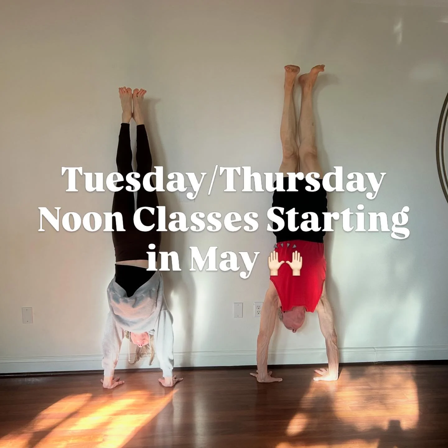 Tuesday/Thursday Nooners Starting May 5th Midtown studio🏹🙌🏻🤸🏾&zwj;♀️🧘🏽&zwj;♀️

Join us for a midday reset every Tuesday/Thursday. Come sweat and reset w a sweet Vinyasa flow 🌊🌊

#yoga #vinyasa #midtown #flow