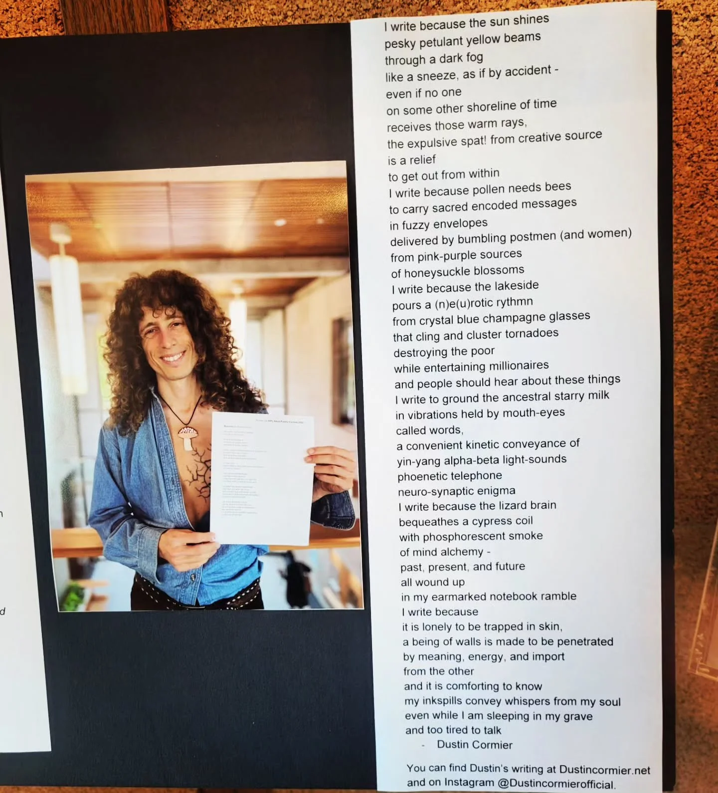 I came back home to see family and lovers, to checkout a Persian yoga festival called &quot;Bumi&quot; @bumi.festival, to observe my poem in the whitby public library (1st pic!), and to checkout Mariposa festival @mariposafolk, a folk festival starte