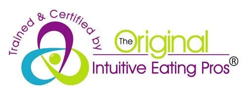 Certified Intuitive Eating Counselor logo, noting that this provider in Tampa, FL has done this training