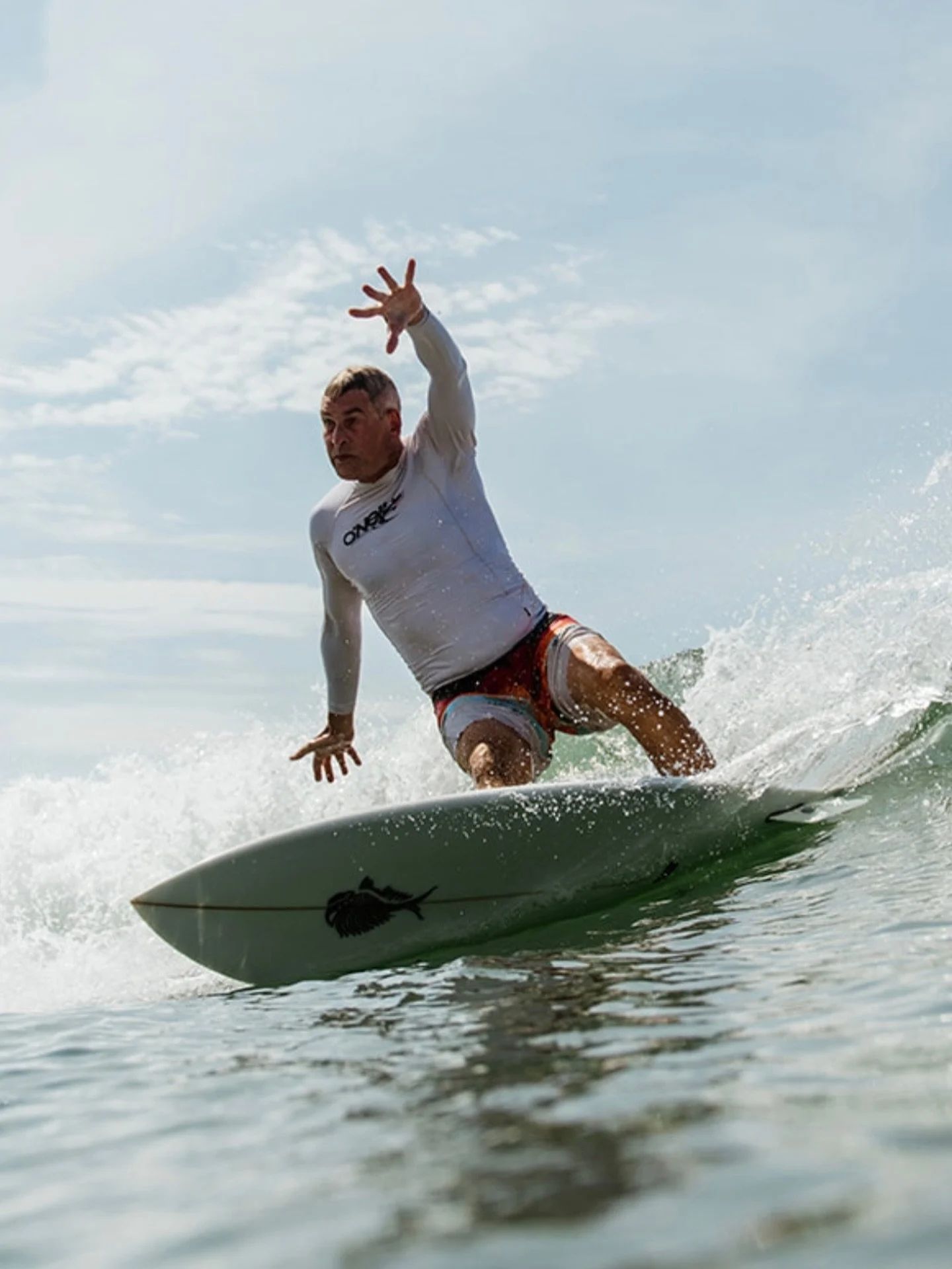 Irwin Langeberg doing some serious power surfing. It took five years to get them to try a Zippi and one day to blow his mind and one day to order one. Welcome to the team.