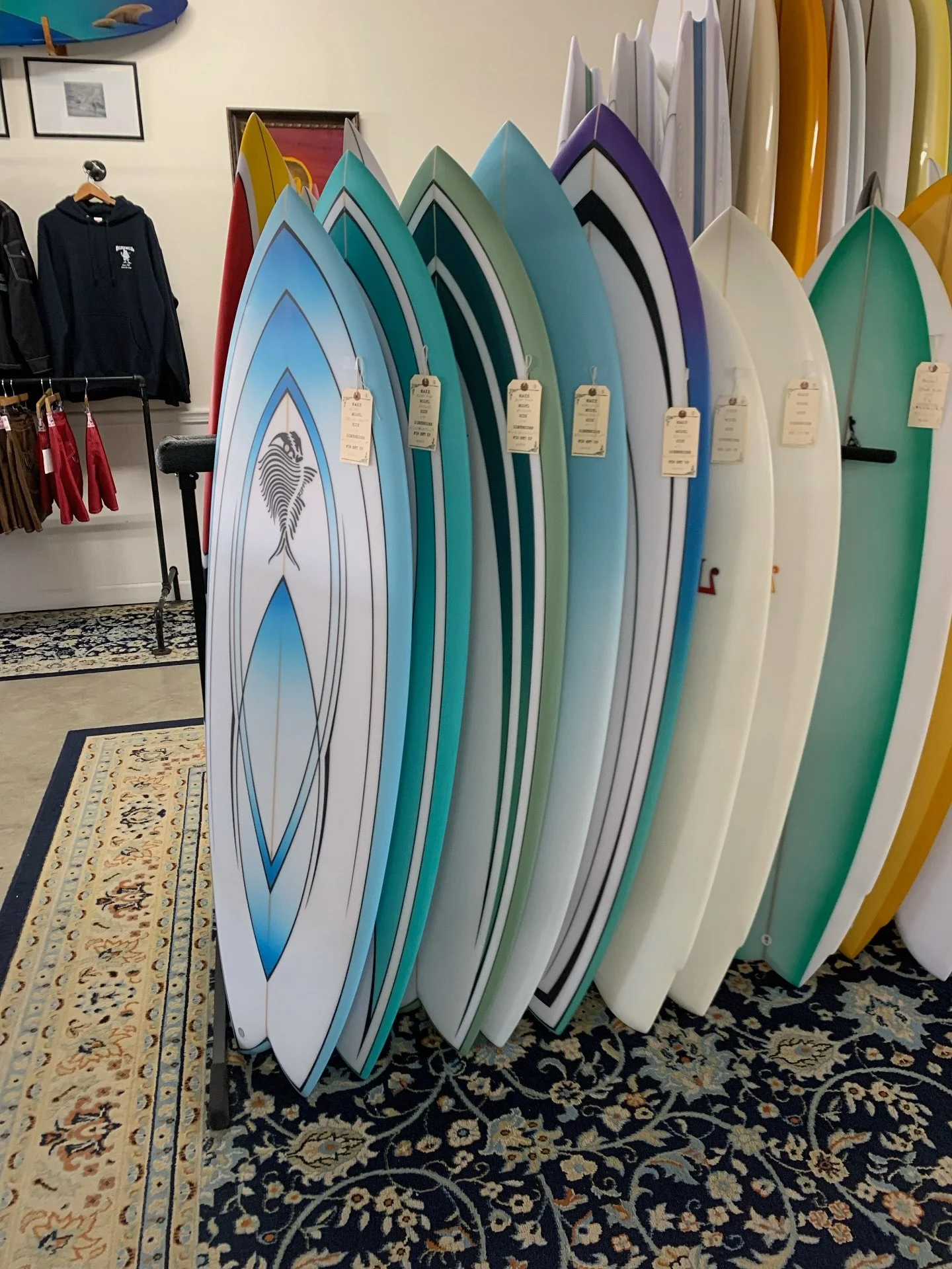 Go check out the new selection of Zippi&rsquo;s at @iconsofsurf  next time you&rsquo;re in San Clemente !!!! Sprays by @soudersprays