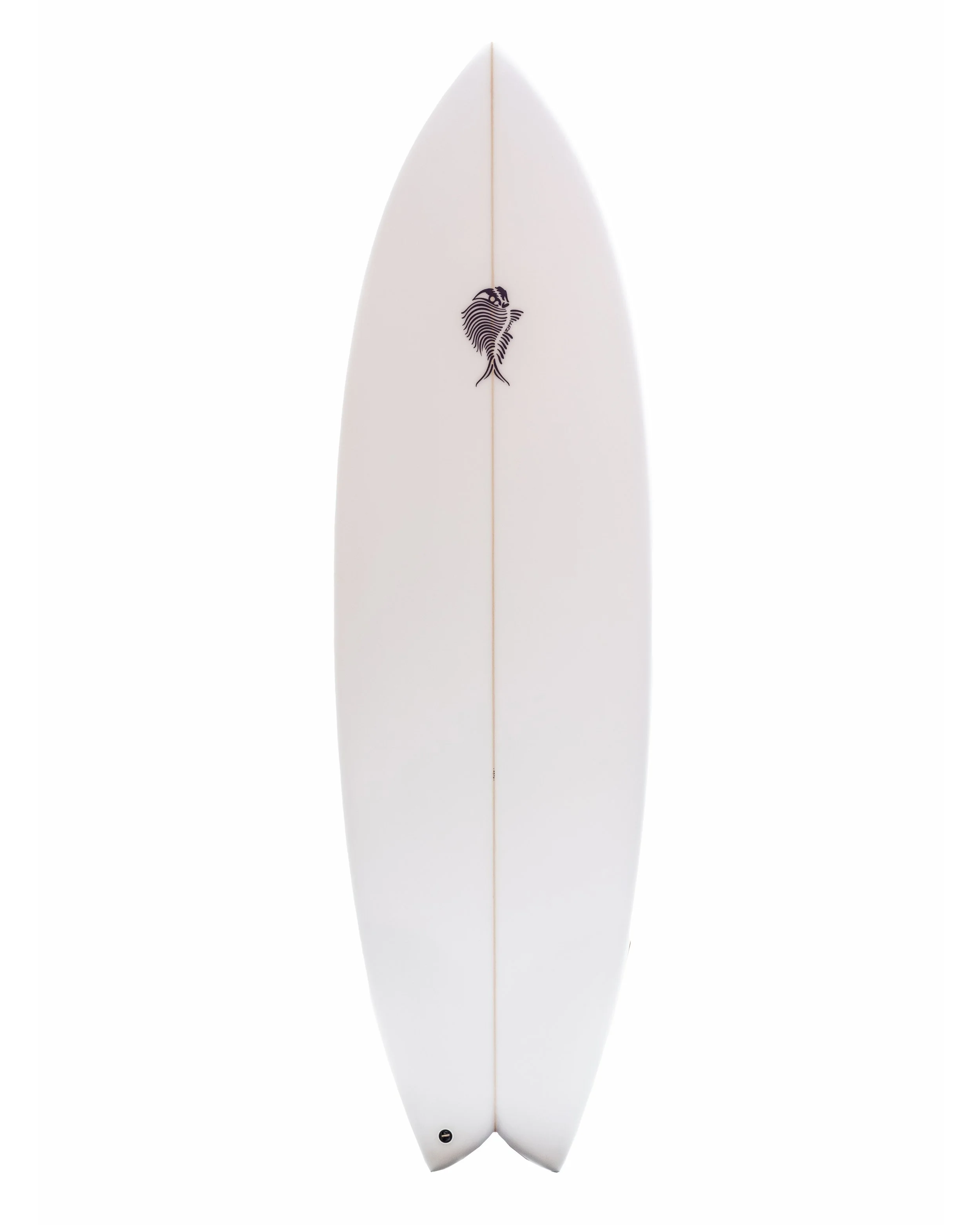 Zippifish surfboard - bottom view