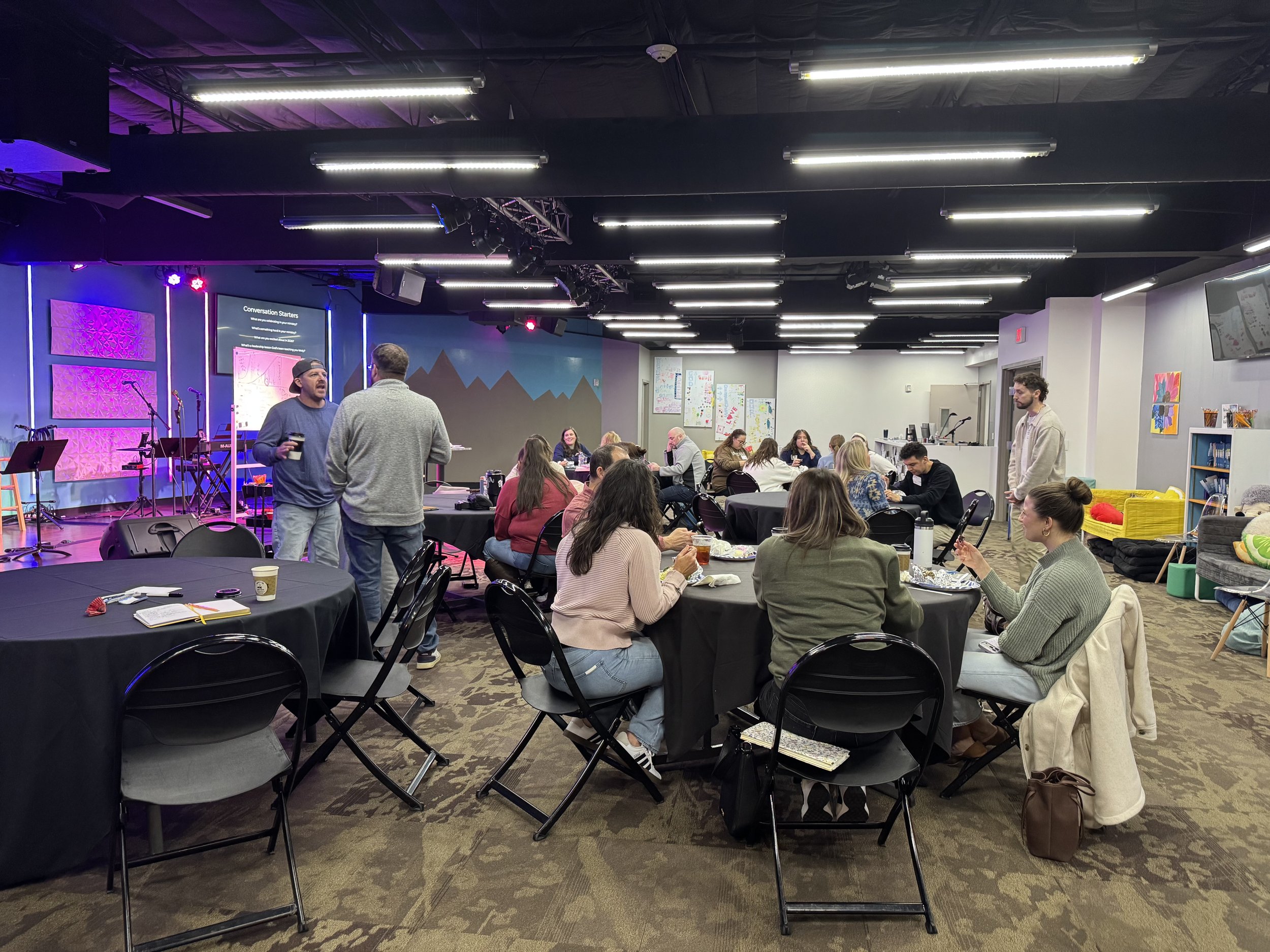 They are Walking in Between