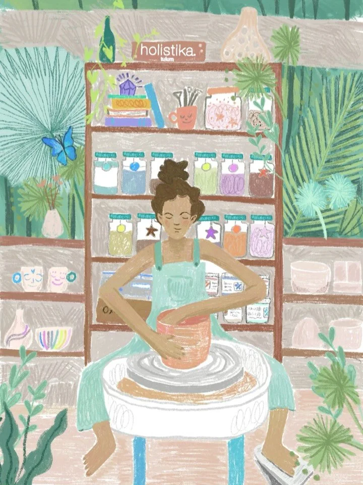 Me encanta crear en todas las direcciones que sea posible 🧚🏼 &uacute;ltimamente me he enfocado en la cer&aacute;mica que tiene mucho que experimentar y el dibujo/ ilustraci&oacute;n que es una pr&aacute;ctica intermitente que me gustar&iacute;a sos