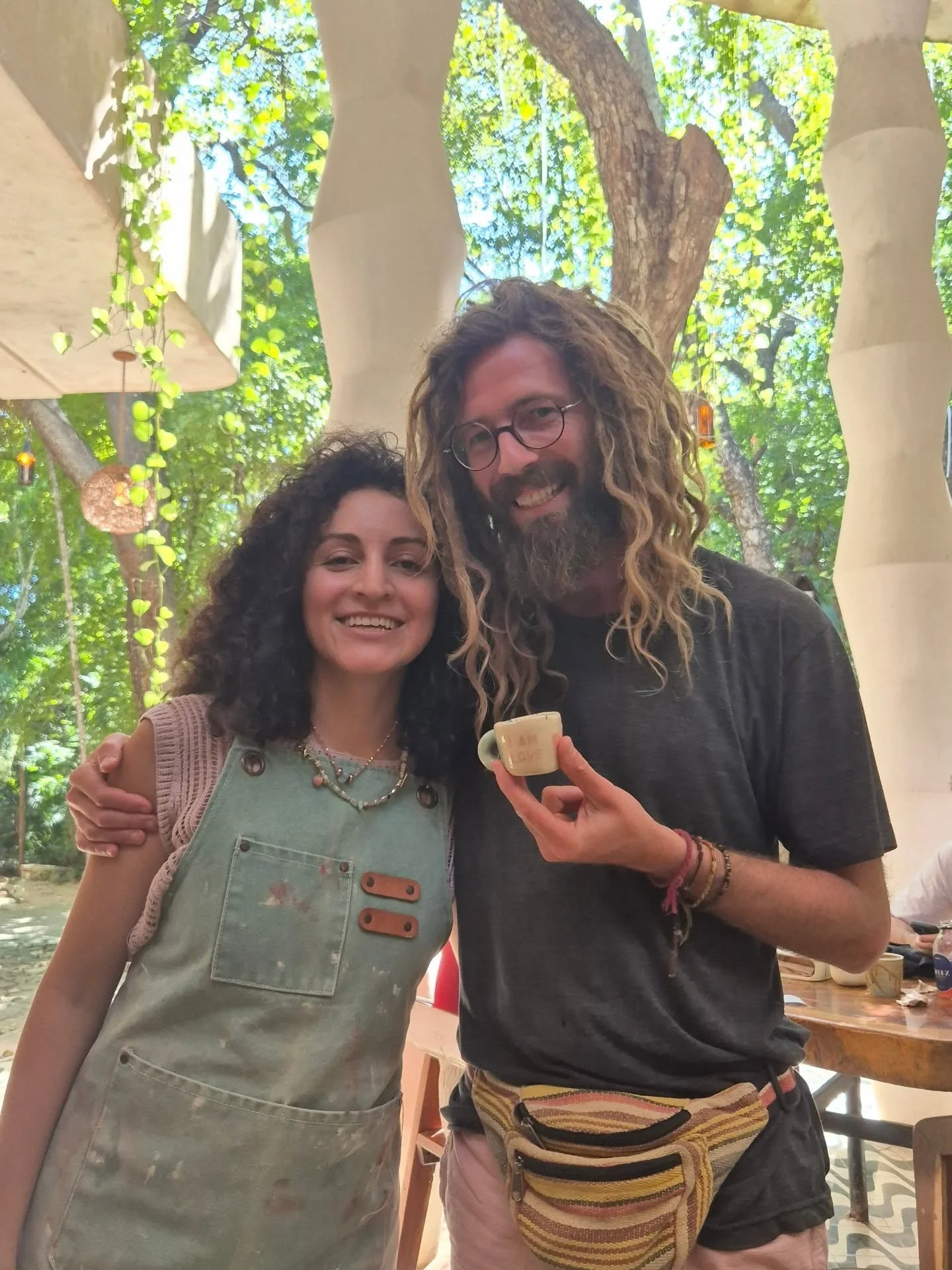 I feel very grateful for this month.
Being surrounded by lovely and inspiring people, nature and a lot of creativity. 
Thank🧚&zwj;♀️