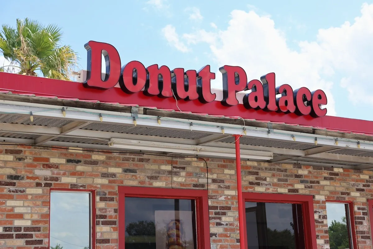 The Donut Palace Storefront Hondo,Texas