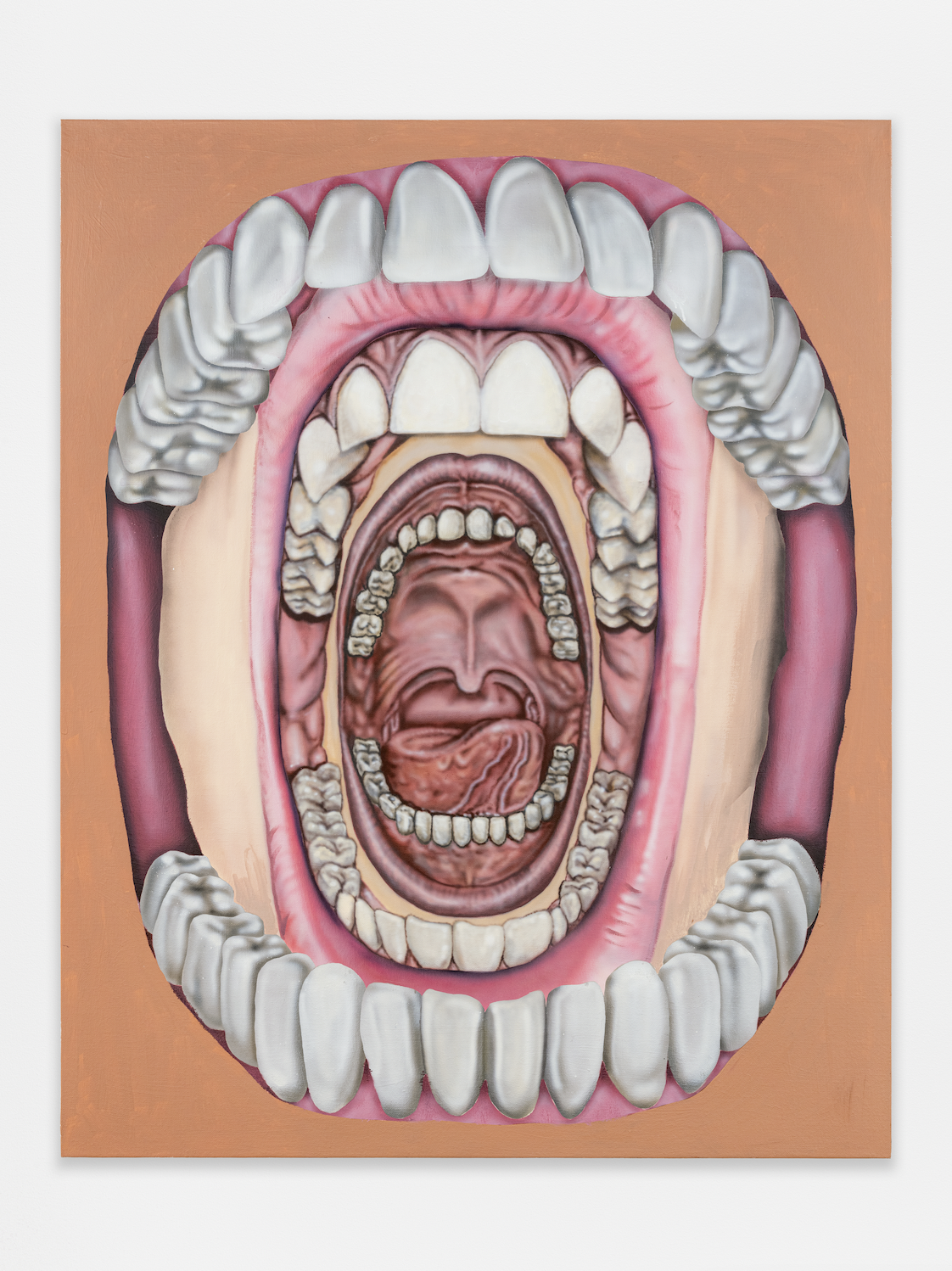 I’m Hungry, 2024, Acrylic on canvas, 60 x 48 in / 152,4 x 121,9 cm