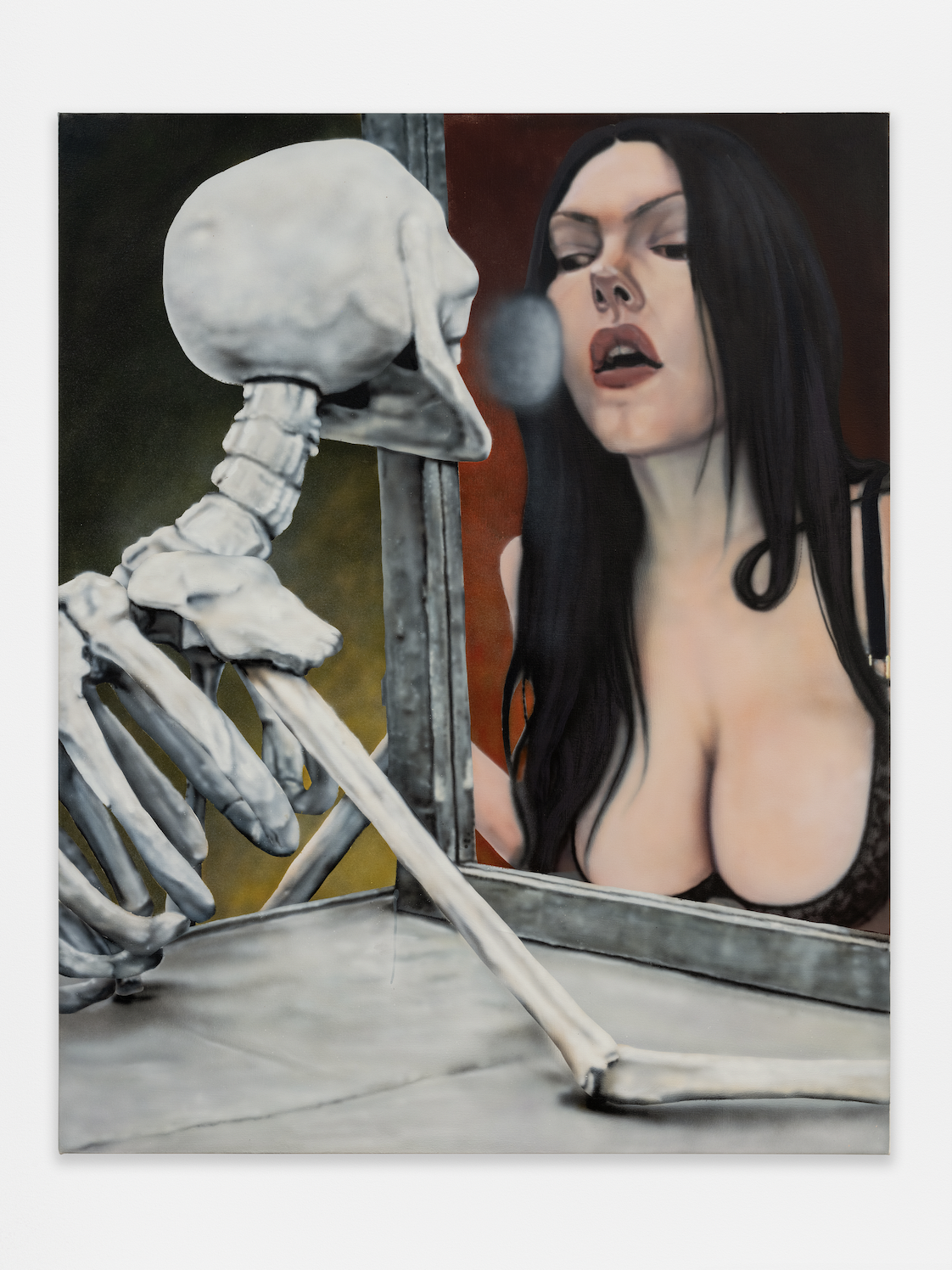 Who’s Afraid of Mariah Drew Carey?, 2024, Acrylic on canvas, 60 x 48 in / 152,4 x 121,9 cm
