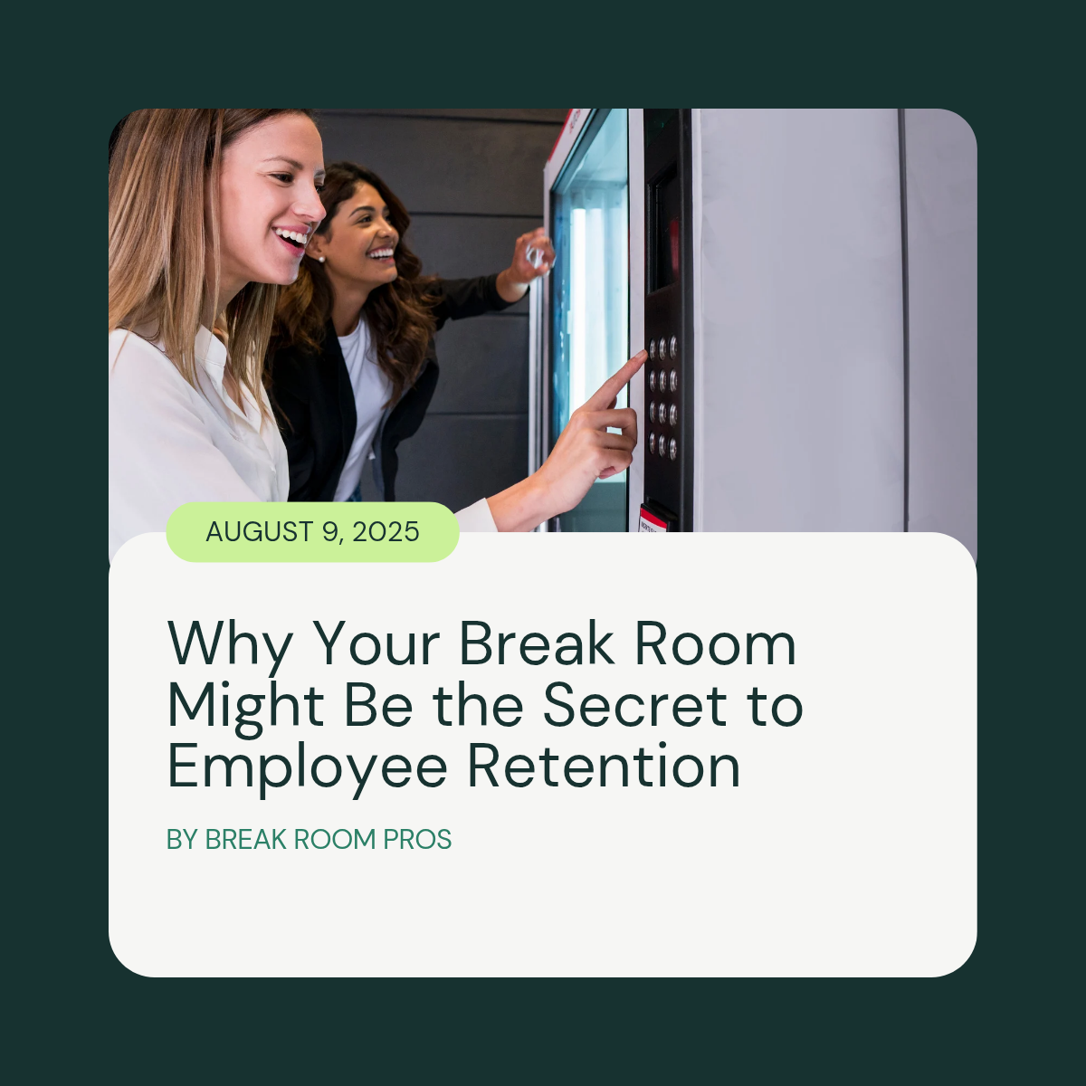 Why Your Break Room Might Be the Secret to Employee Retention