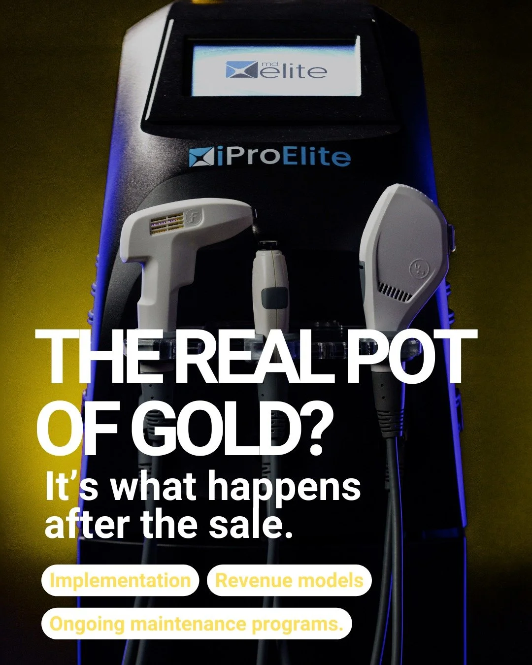 Everyone talks about the device. Few talk about what happens after delivery.

The real &ldquo;pot of gold&rdquo; isn&rsquo;t installation. It&rsquo;s implementation.

Our providers receive more than technology:

⭐️ Workflow integration
⭐️ Revenue str