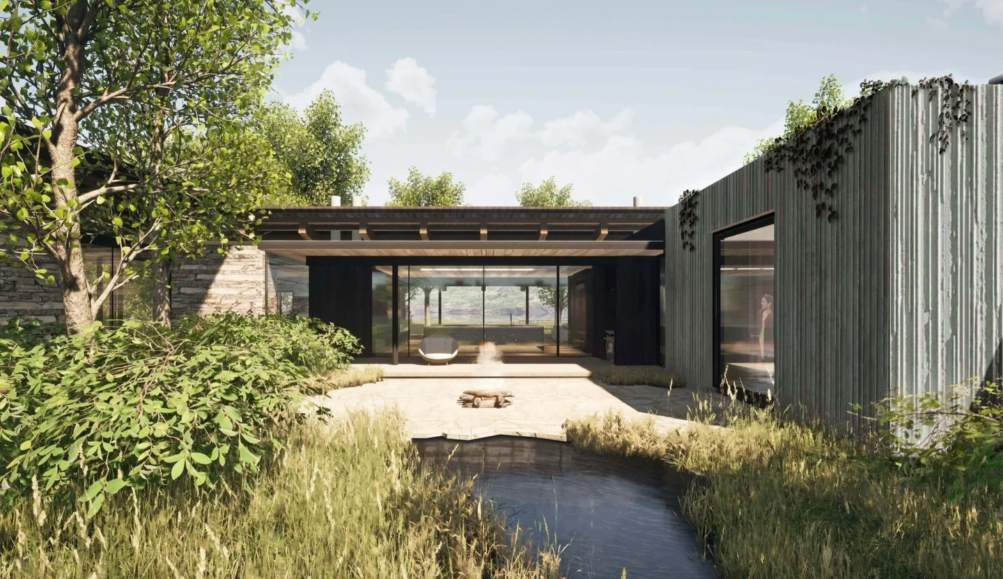 Project in progress! Designed by @bdsarchitects, the River View Residence frames breathtaking surroundings through expansive glass and seamless indoor-outdoor spaces. Snake River views, Teton peaks, and Jackson Hole slopes provide a stunning backdrop