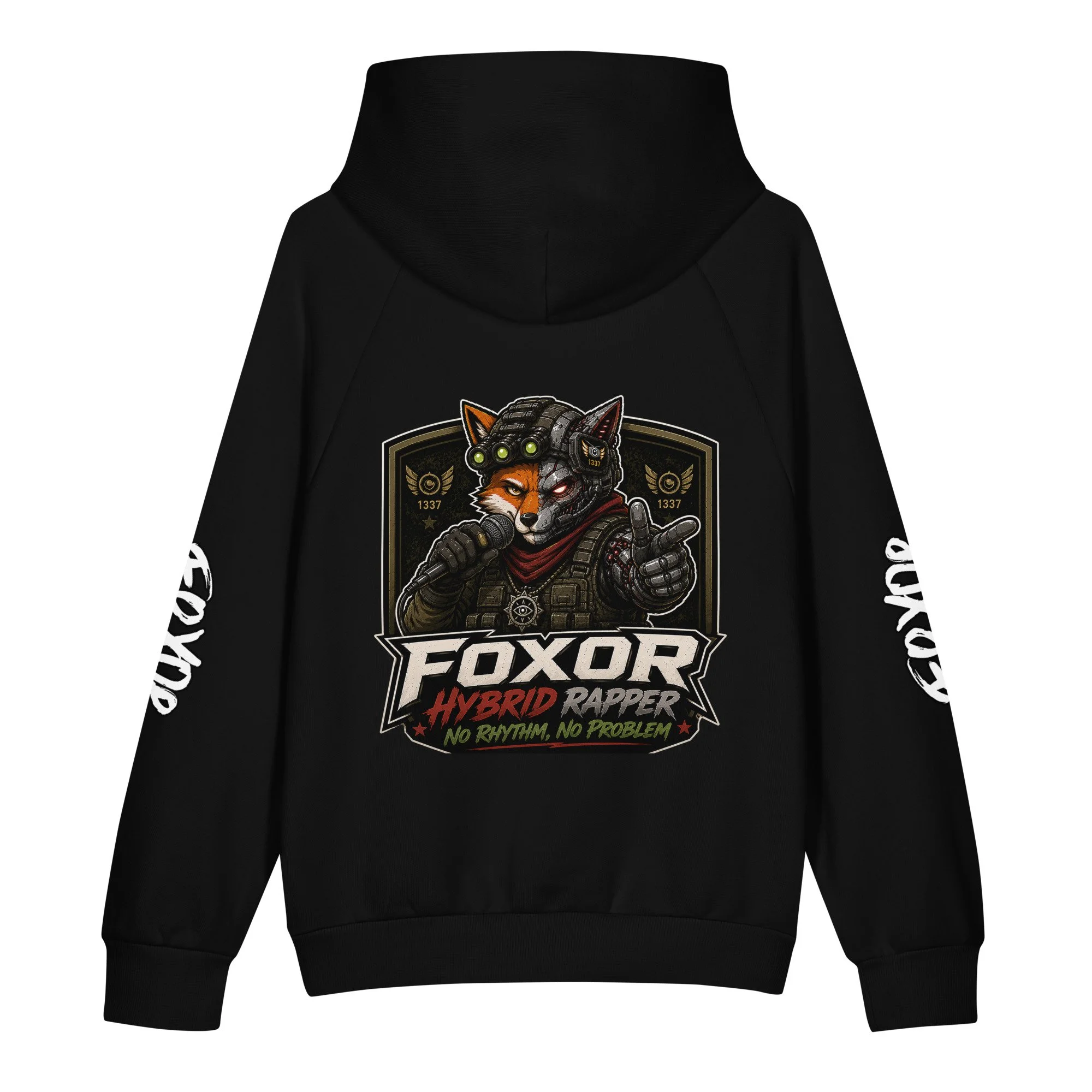 Unisex Super Heavyweight Hoodie | Fox0r x ADBRA Hybrid Rapper Hoodie