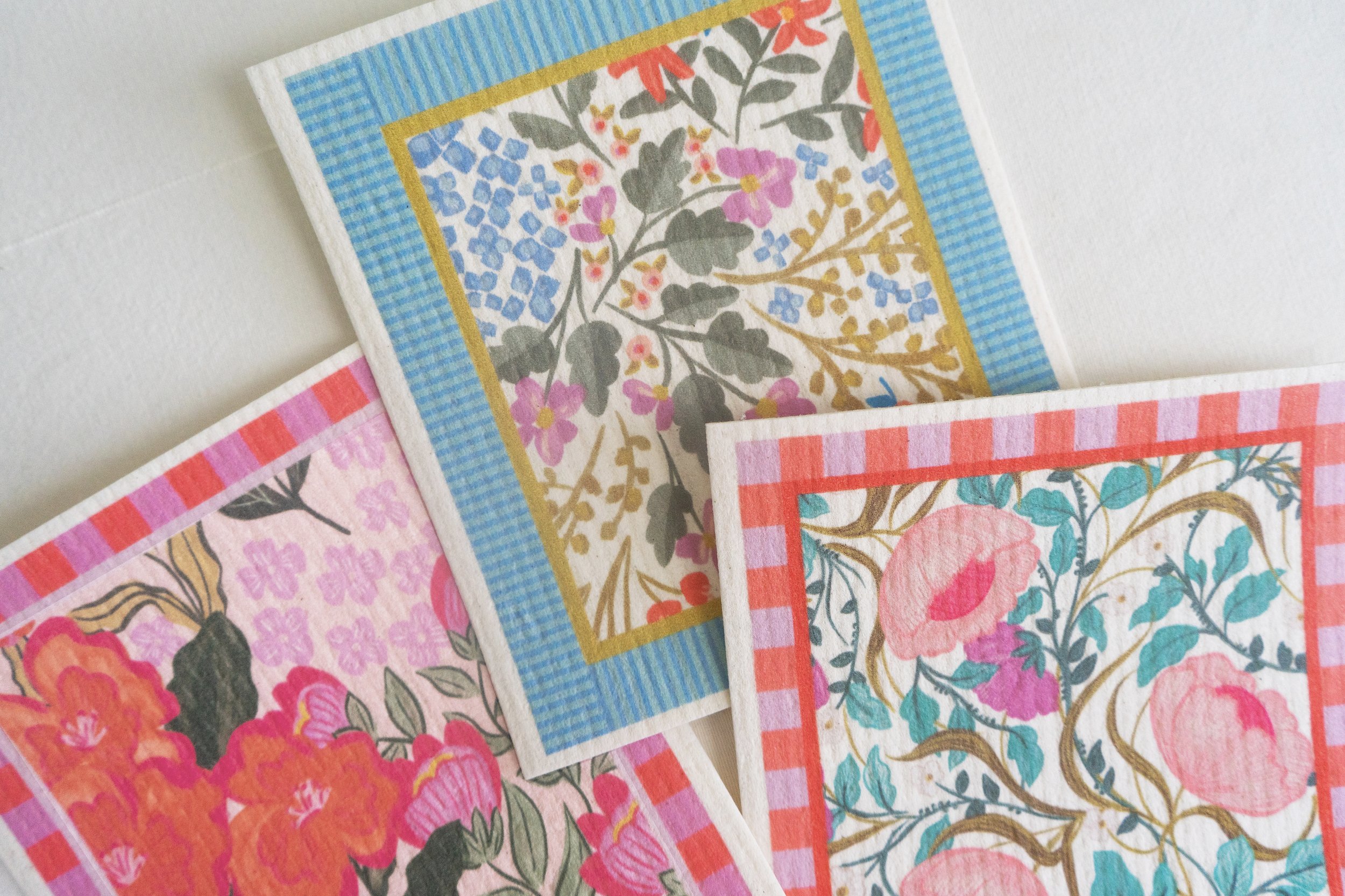 Set of 3 - Spring Swedish Dish Towels