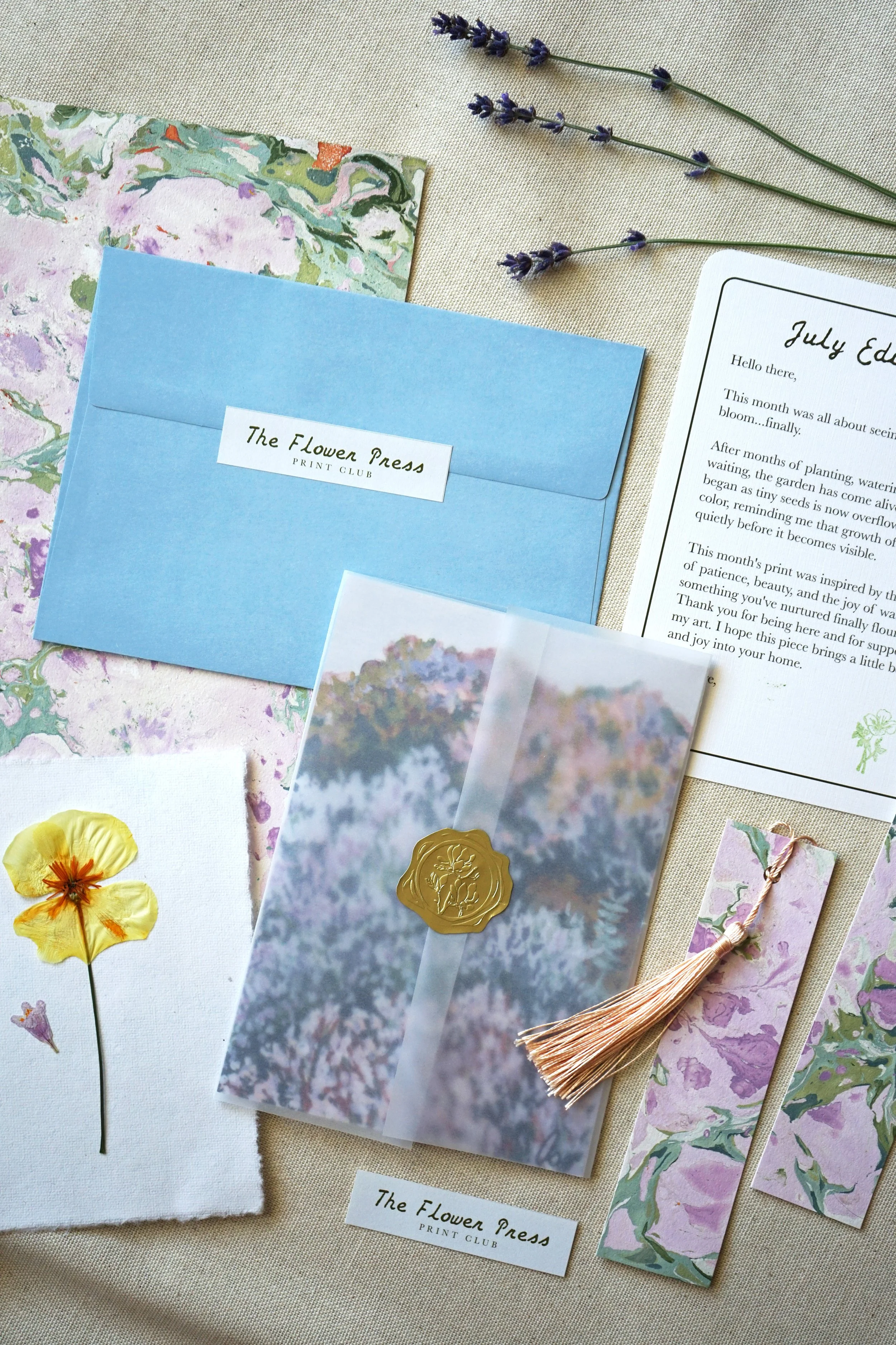 The Flower Press Print Club - Monthly Subscription