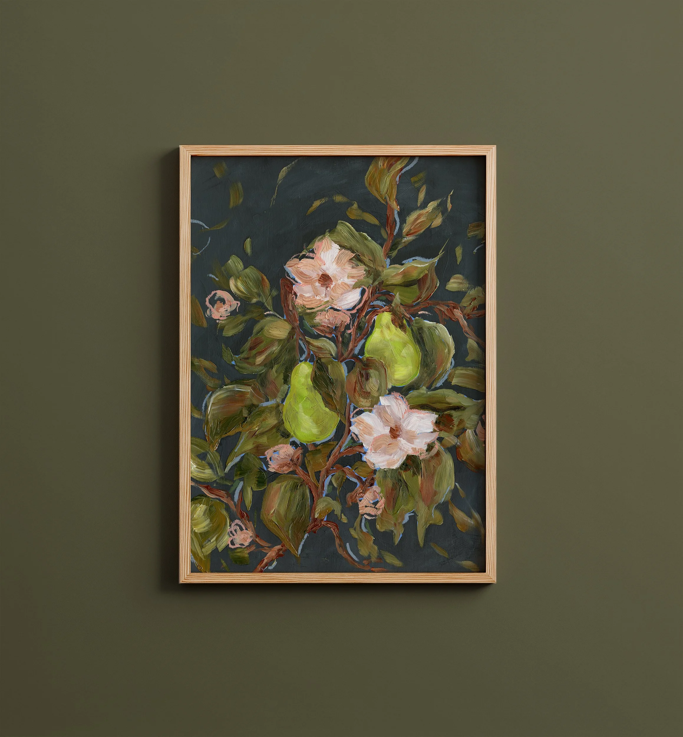 "Pair of Pears"  Canvas Print