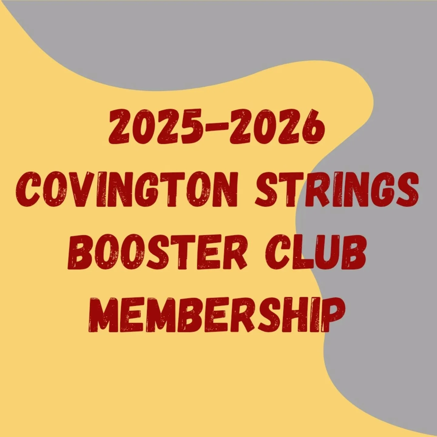The Covington Strings Booster Club is so excited to welcome you to the 2025-2026 school year! Our guitar and orchestra programs have a fun and busy year planned, so please join the boosters club or renew your membership! Being a member of the booster