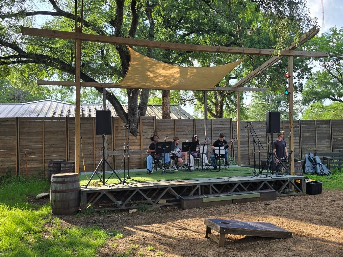 Pics and Vids from CMS Strings' Spring Social at Nomadic Outpost this past Wednesday - Pt. 1