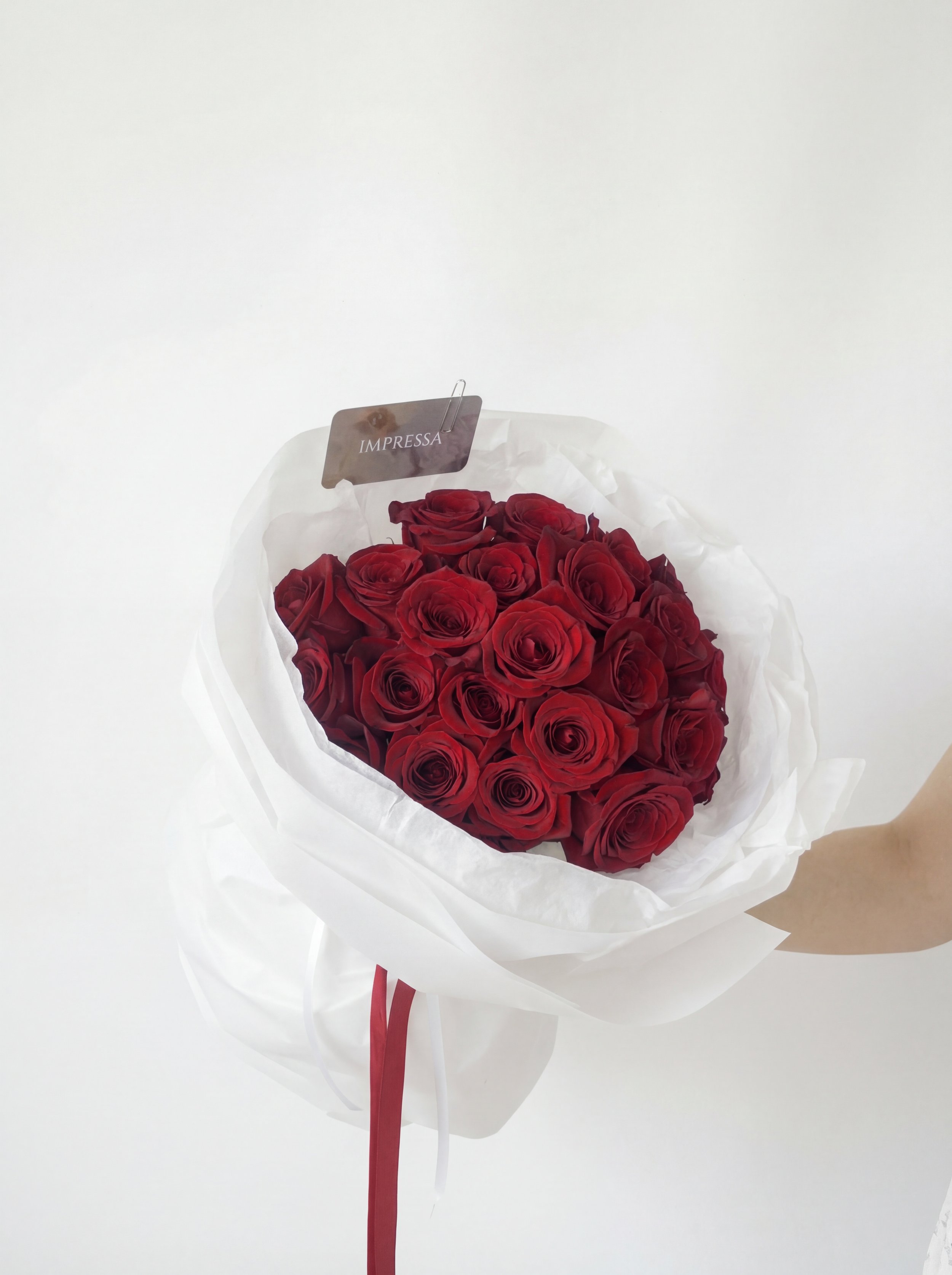 "Rouge Déclaration" Red Rose Bouquet