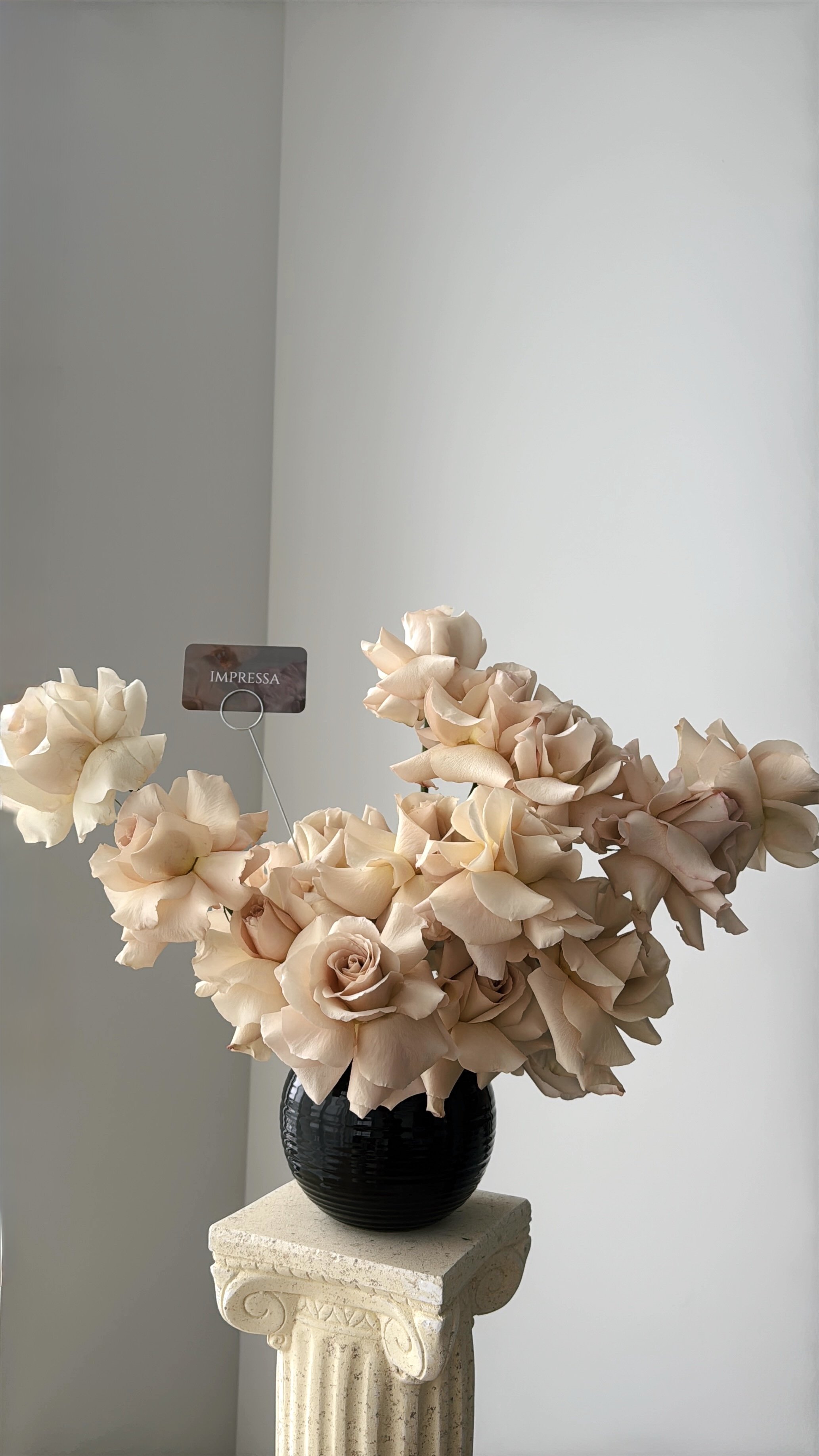 "The Sculpted Sand" Rose Arrangement