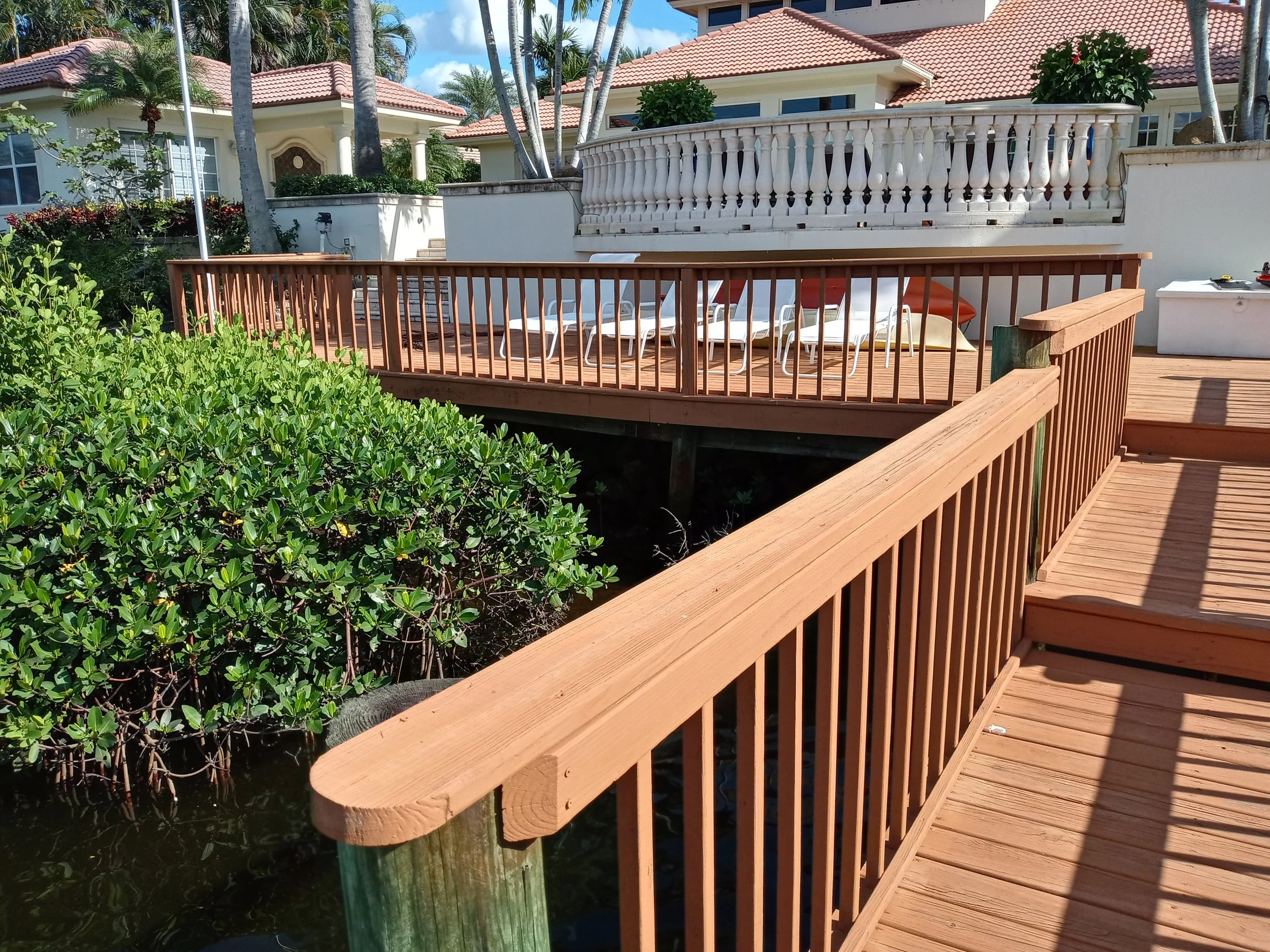 Cedar deck and dock