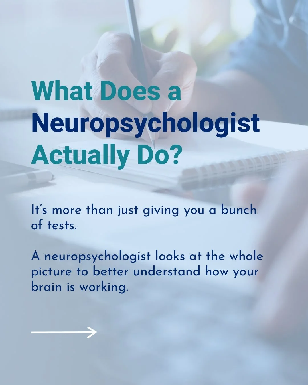 When a student is struggling, the first question shouldn&rsquo;t always be, &ldquo;Why aren&rsquo;t they trying harder?&rdquo;

Sometimes there&rsquo;s something underneath the struggle that isn&rsquo;t easy to see.

A neuropsychological evaluation c